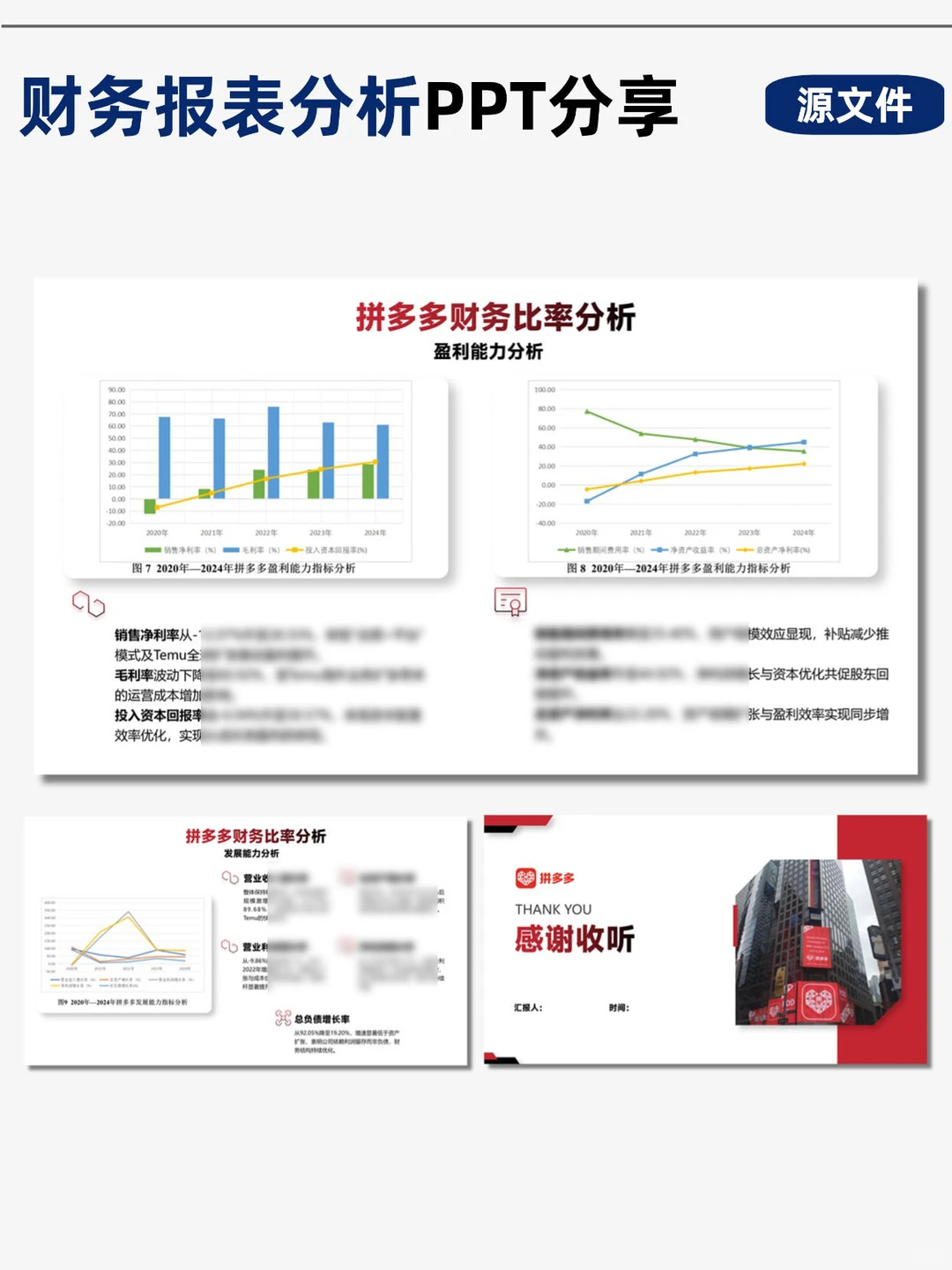 拼多多财务分析PPT