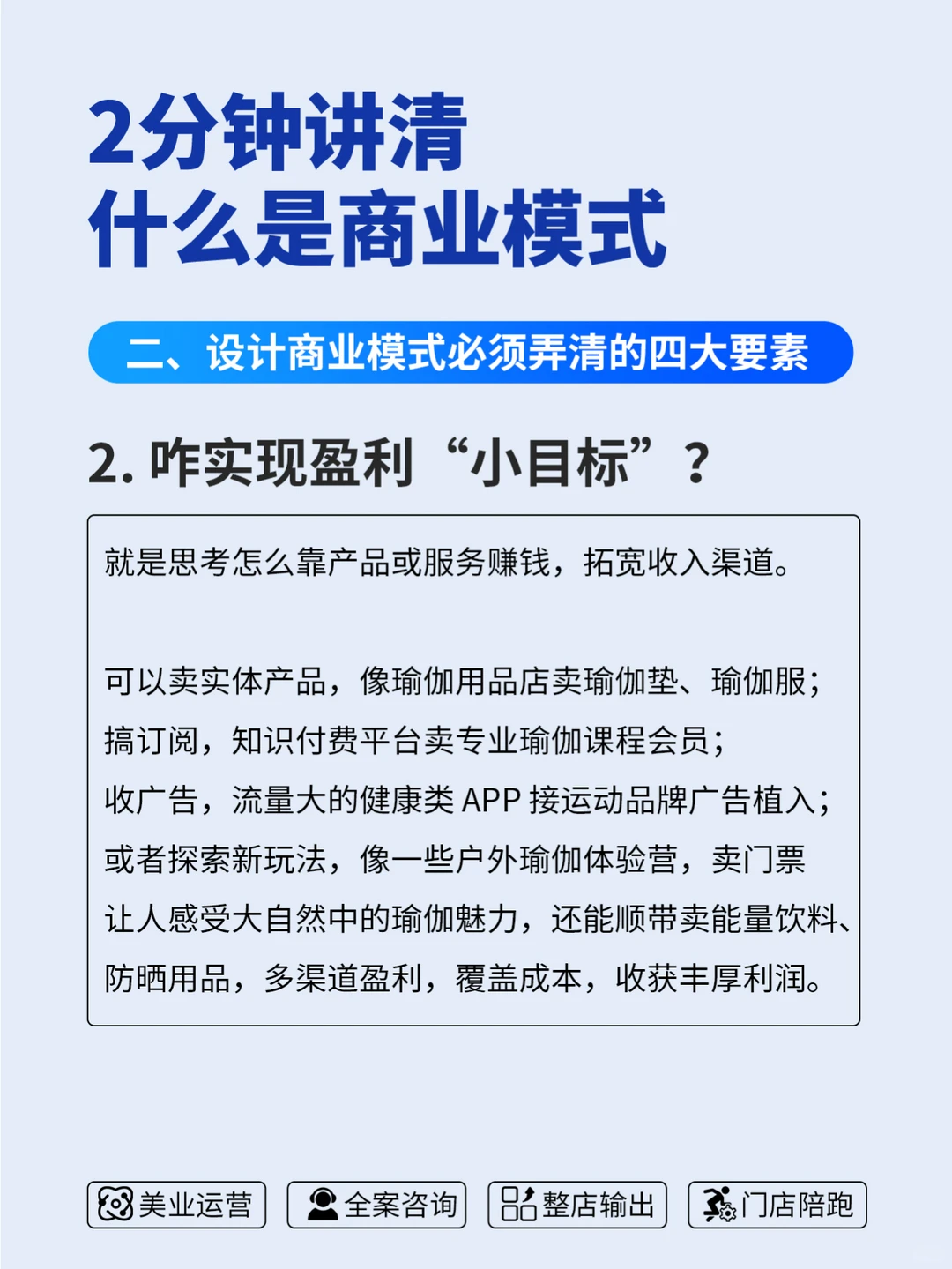 2分钟讲清什么是商业模式