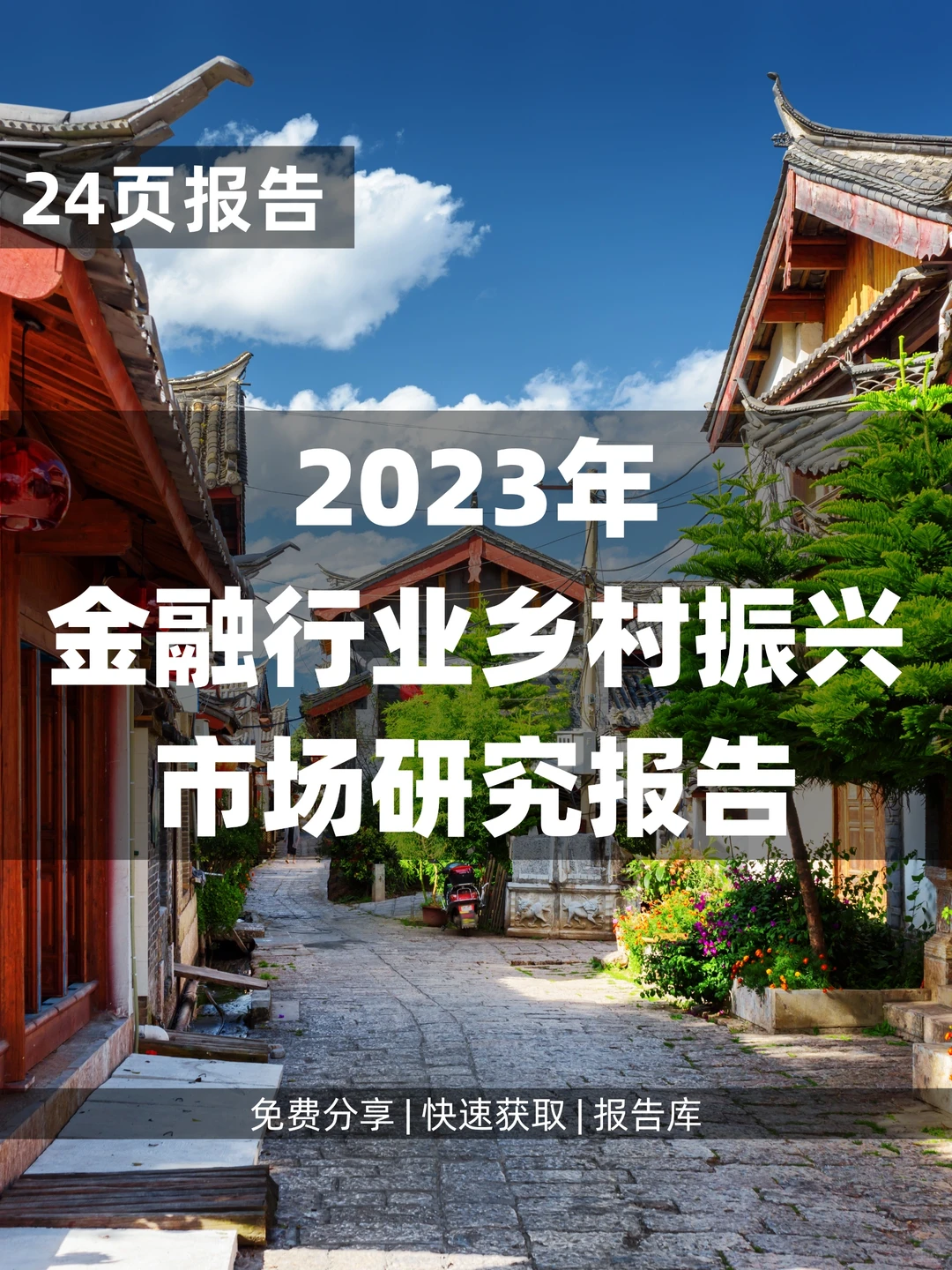 24页|2023年金融行业乡村振兴市场研究报告