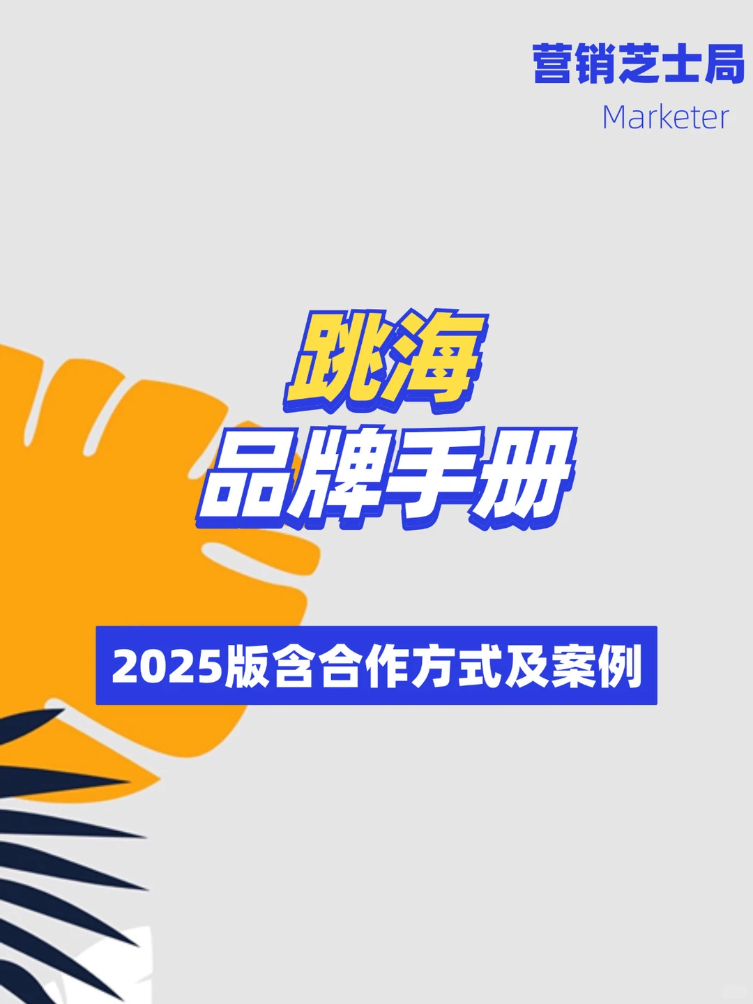 【64页】跳海酒馆2025版品牌手册，及合作案例