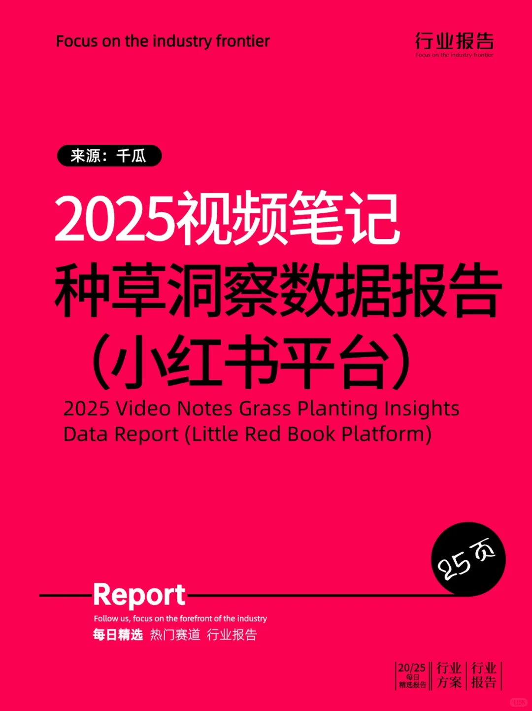 2025视频笔记种草洞察数据报告