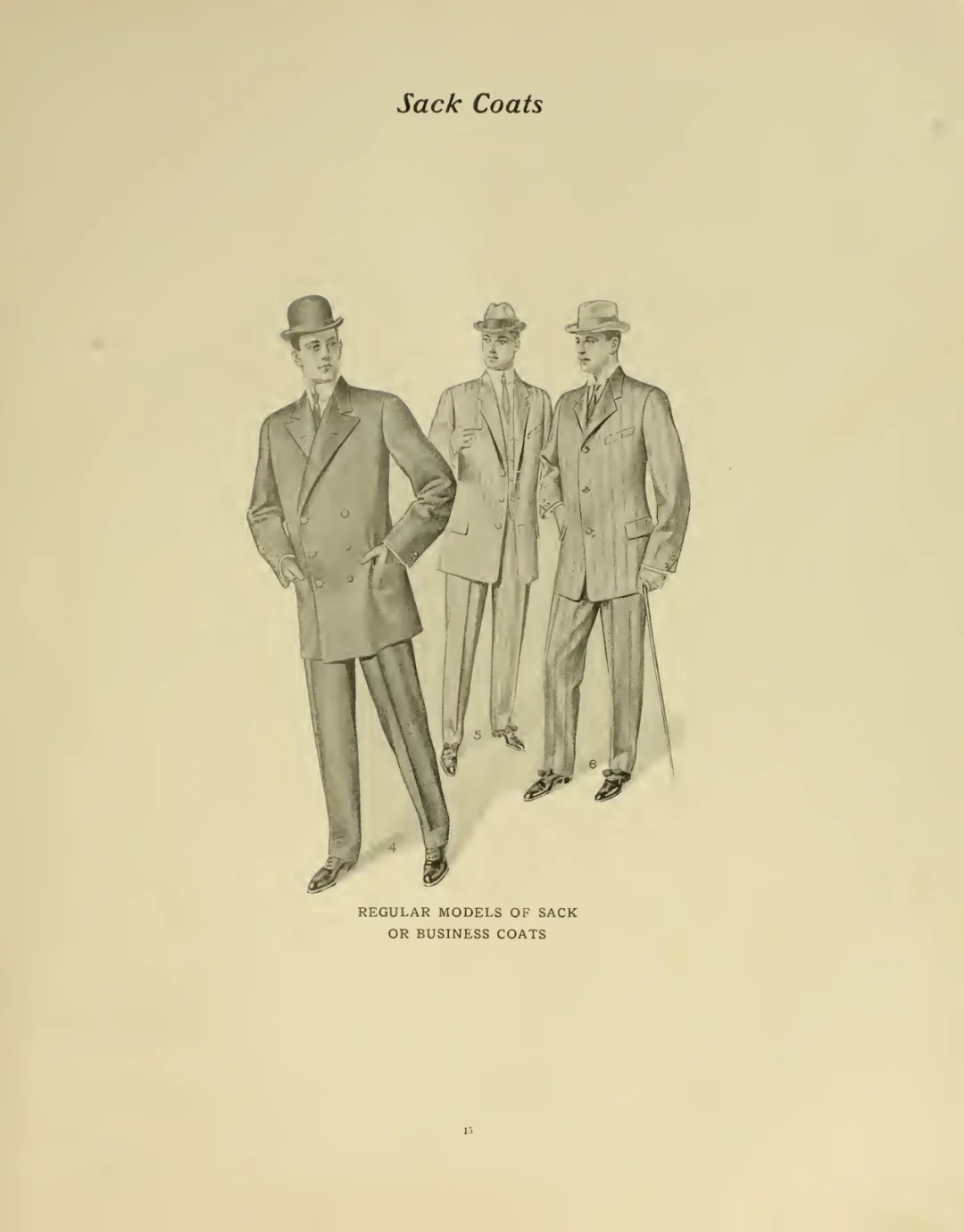 1907男士服装裁缝工艺蓝皮书高级定制系列