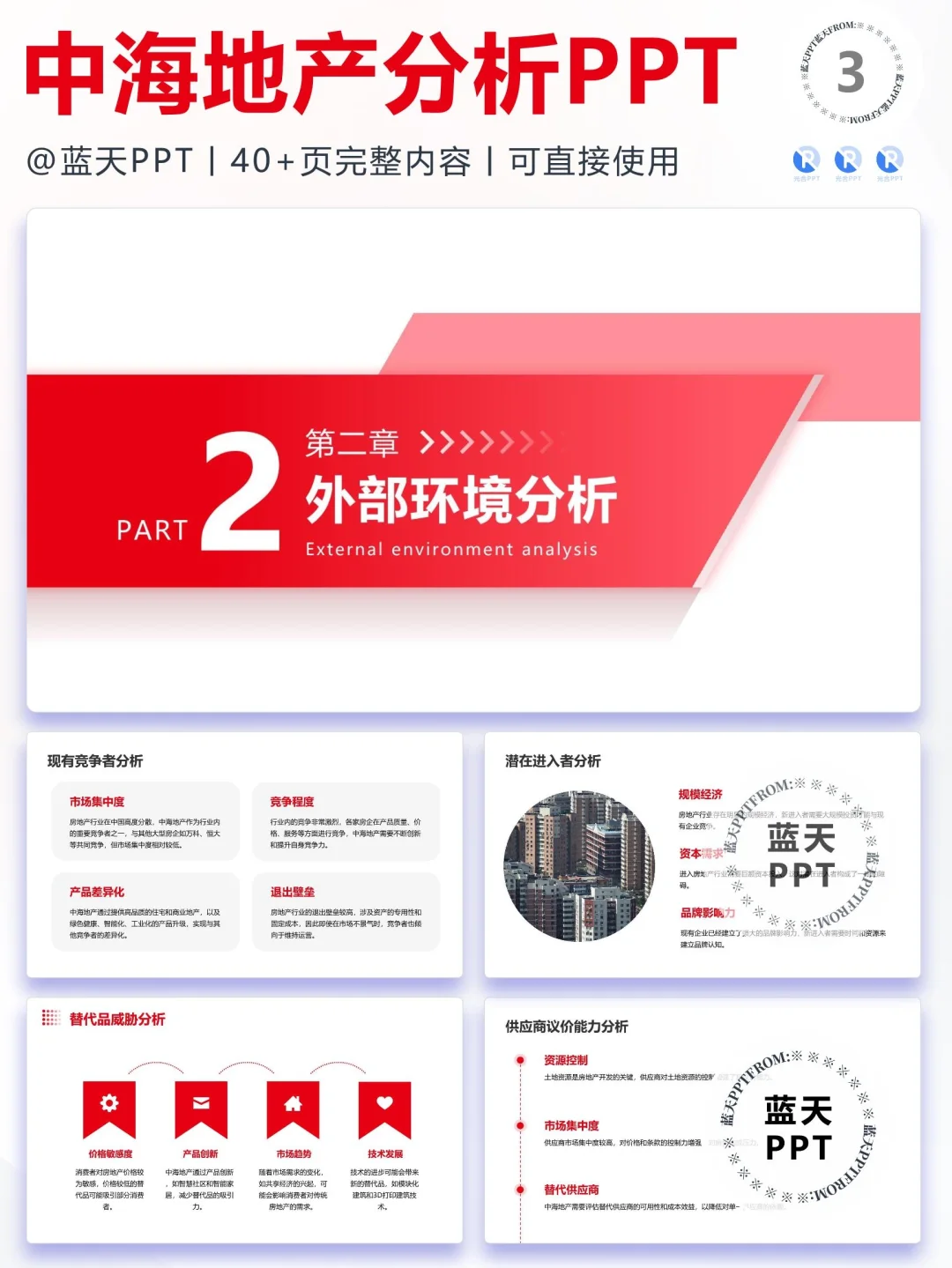 【038】中海地产战略分析营销策略 SWOT PPT