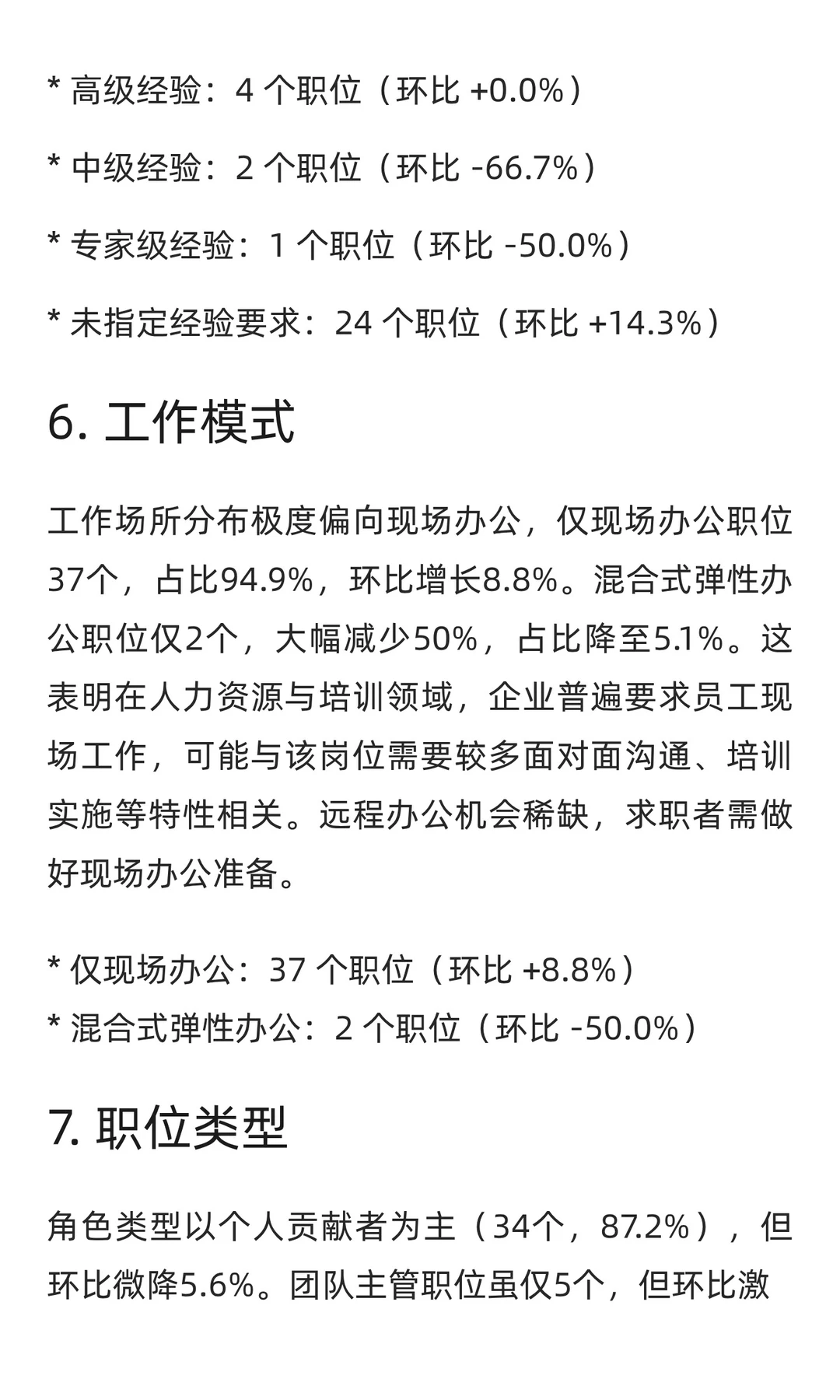 人力资源与培训领域求职市场周分析报告