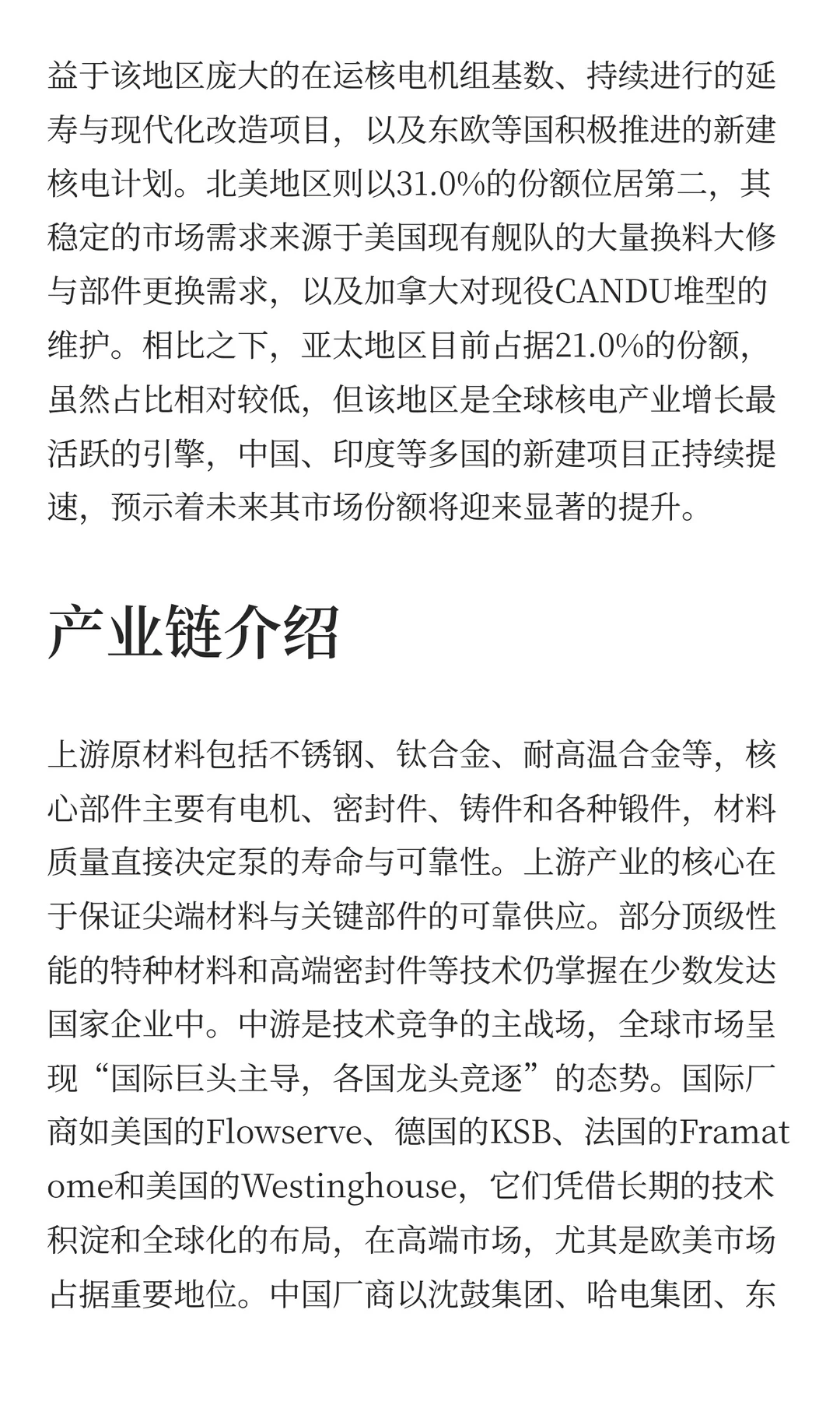 2025年核岛泵行业全球市场情况及主要竞争对