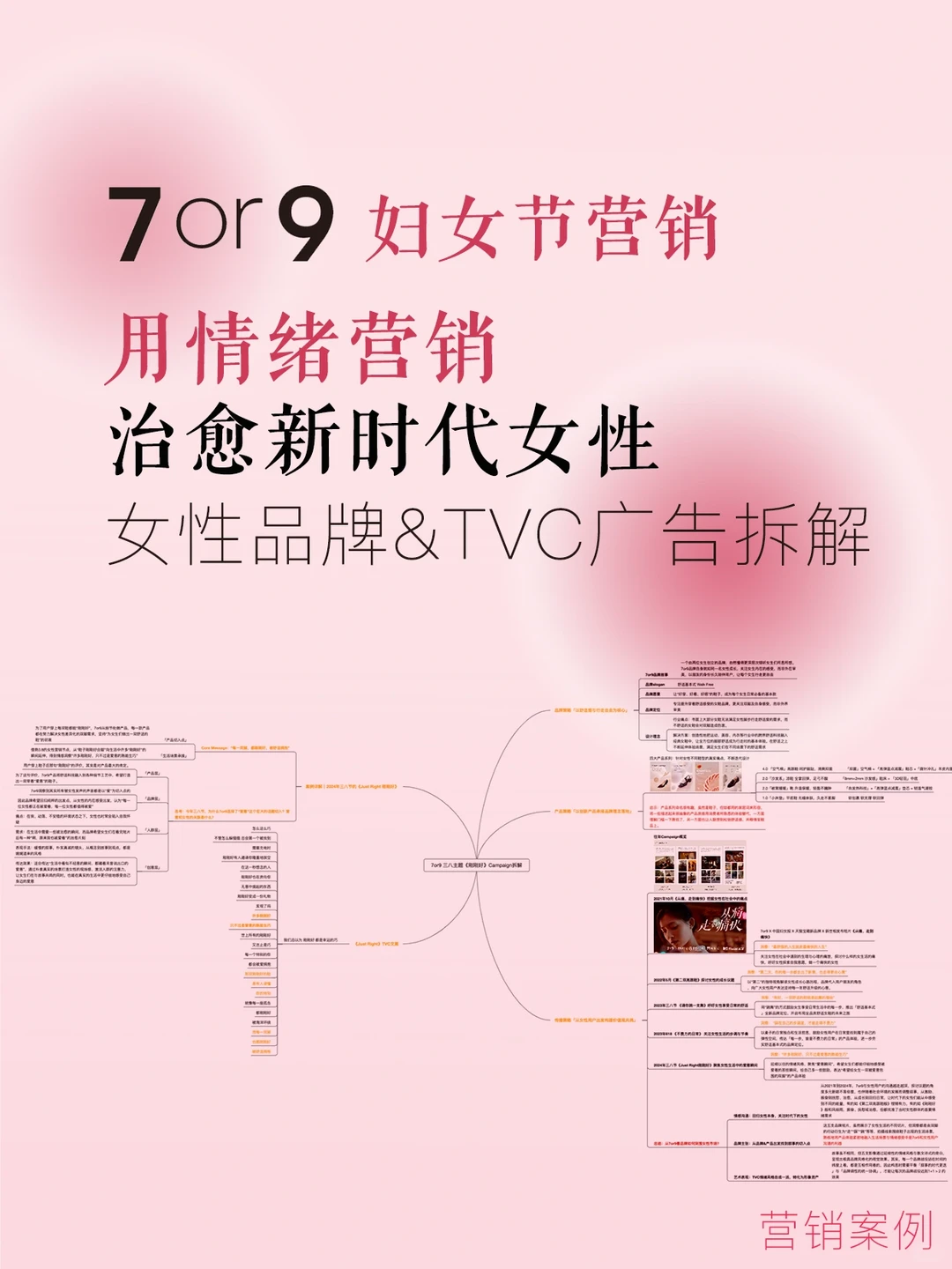 7or9三八节广告刷屏，给女性「刚刚好」的治愈