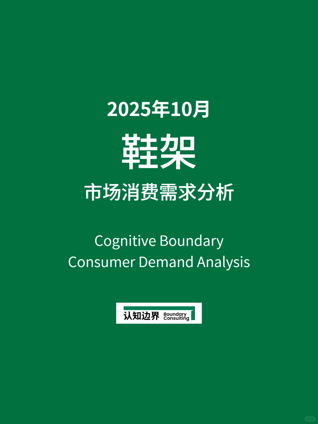 11月认知边界行业报告 鞋架 住宅家具