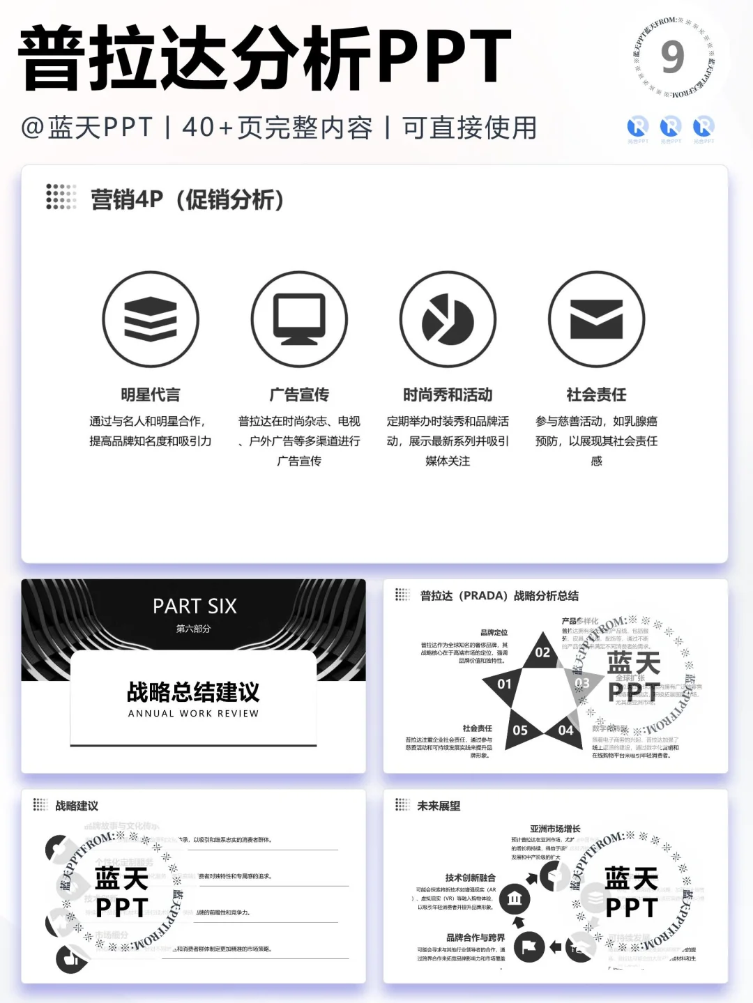 【121】普拉达战略分析营销策略 SWOT PPT