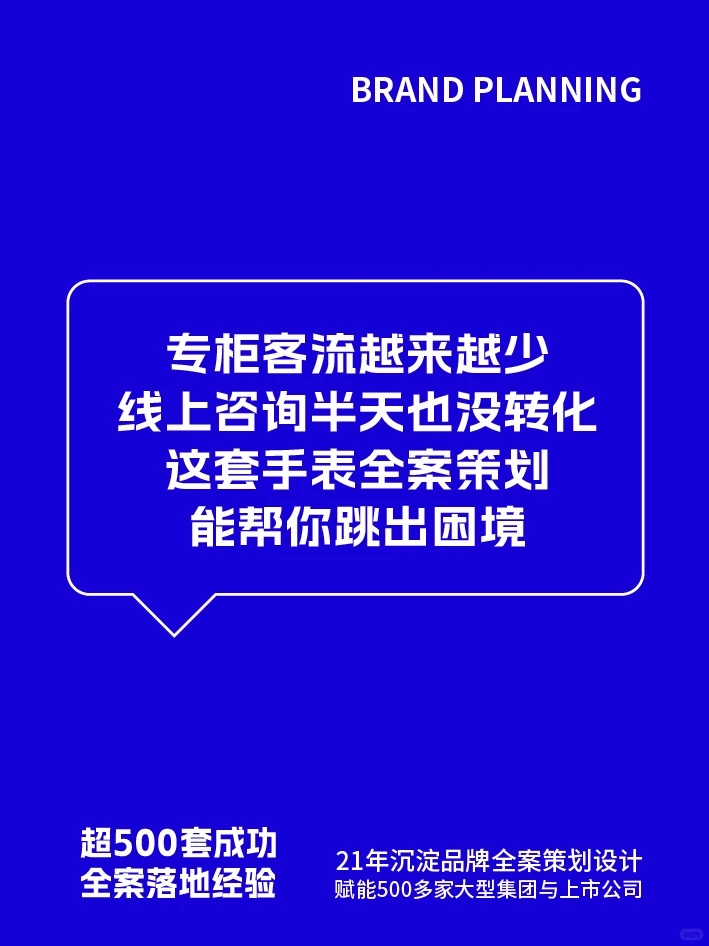 ⚡ 手表销量不行?全案策划,让销量翻5倍!