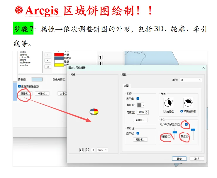 怎么用ArcGIS做区域饼图分析❓❓