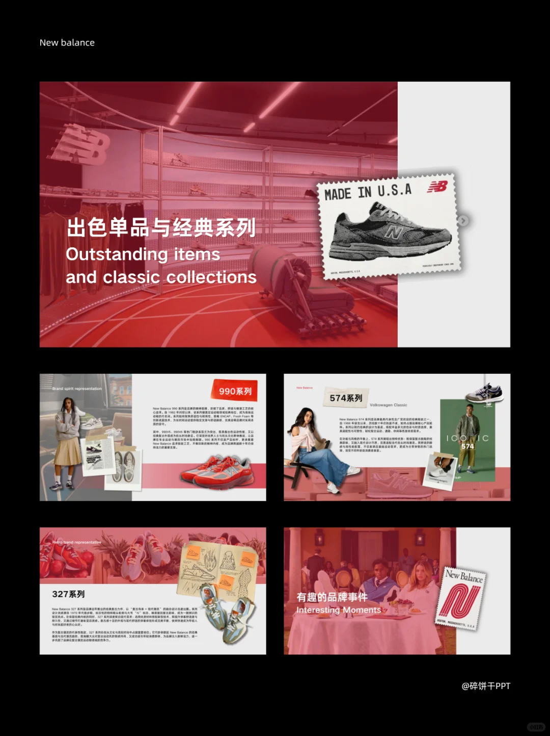 newbalance新百伦运动品牌调研模版｜28页