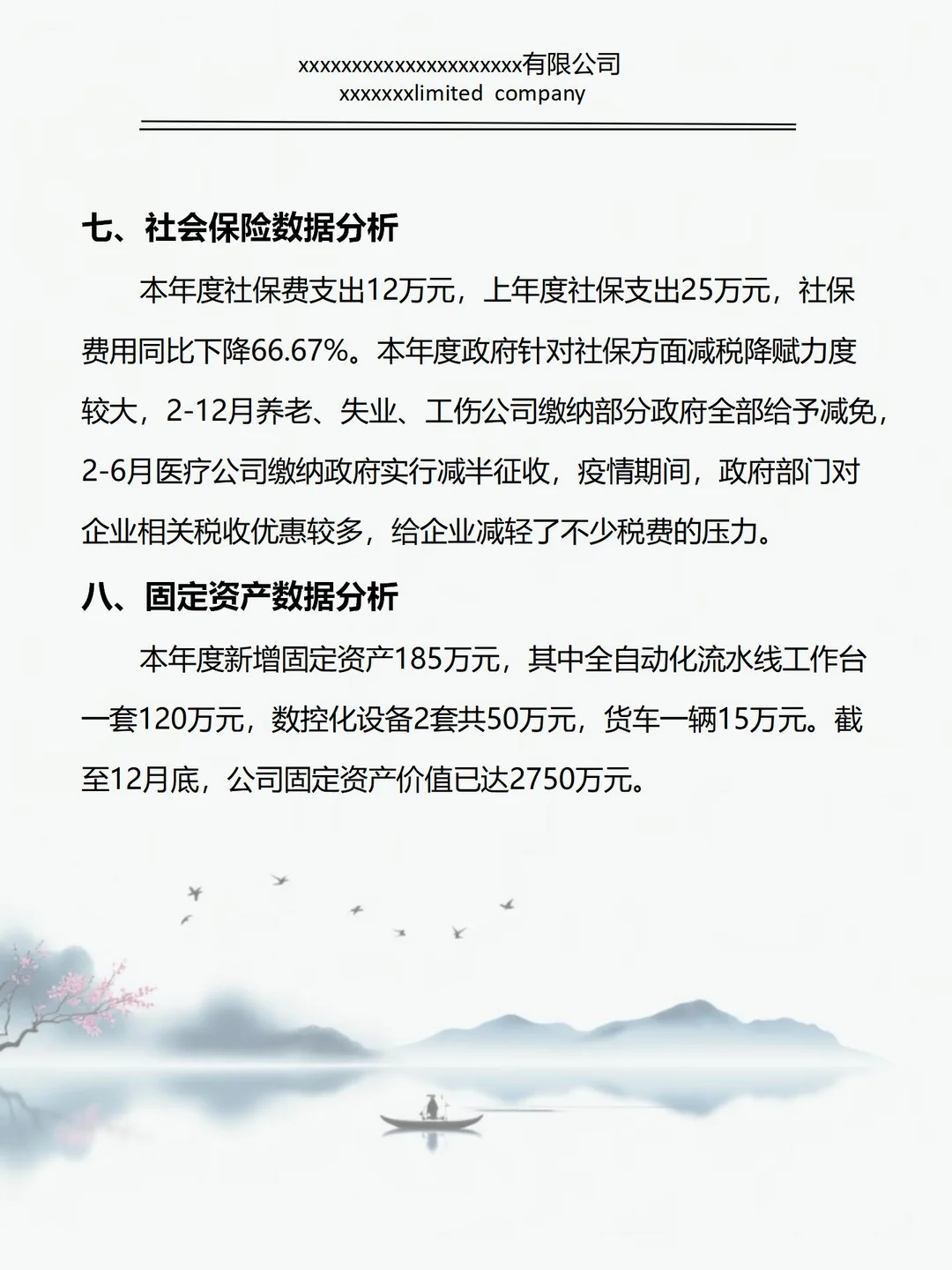 第一次见到这么漂亮的财务分析报告！