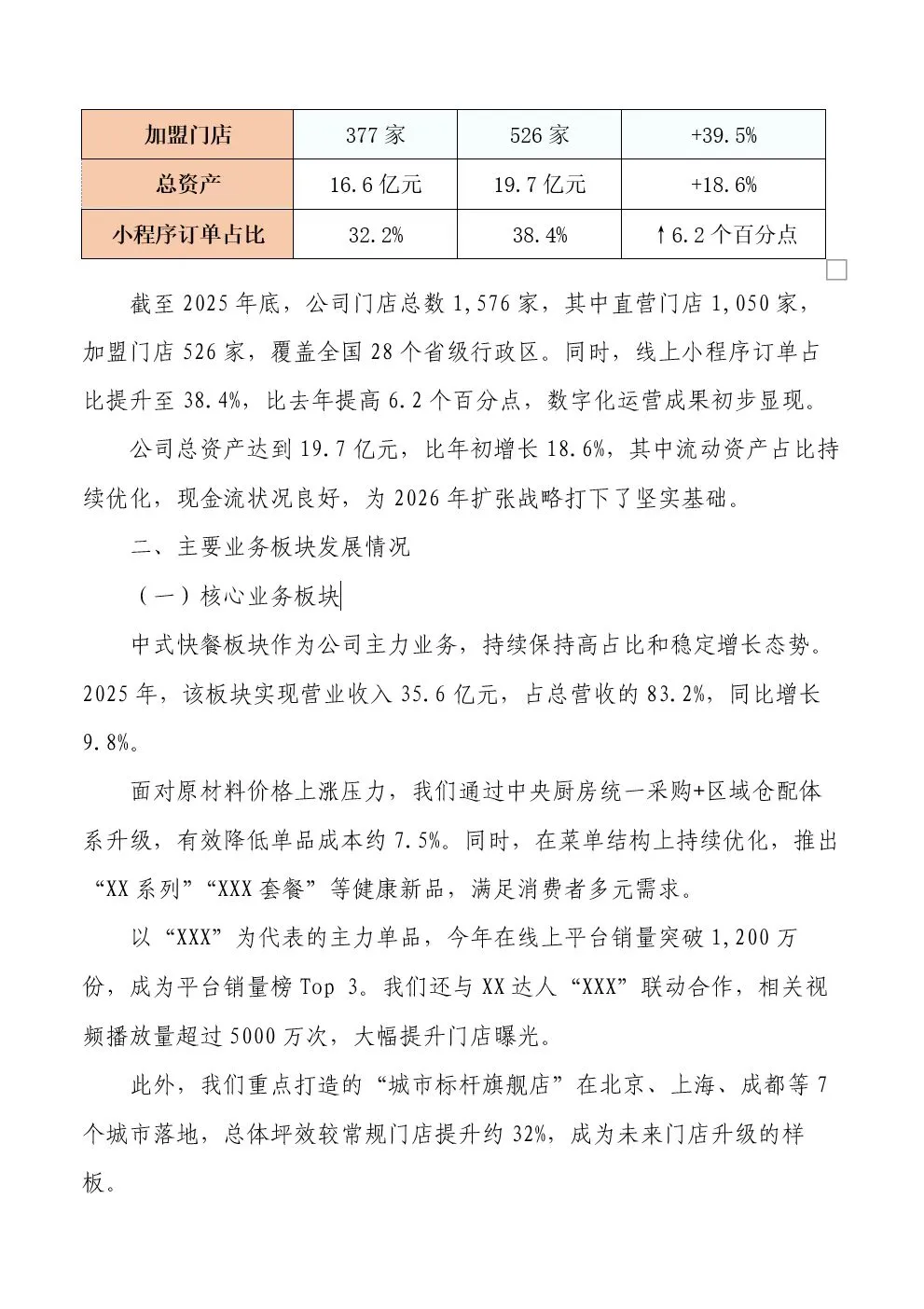 总经理经营业绩完成情况报告