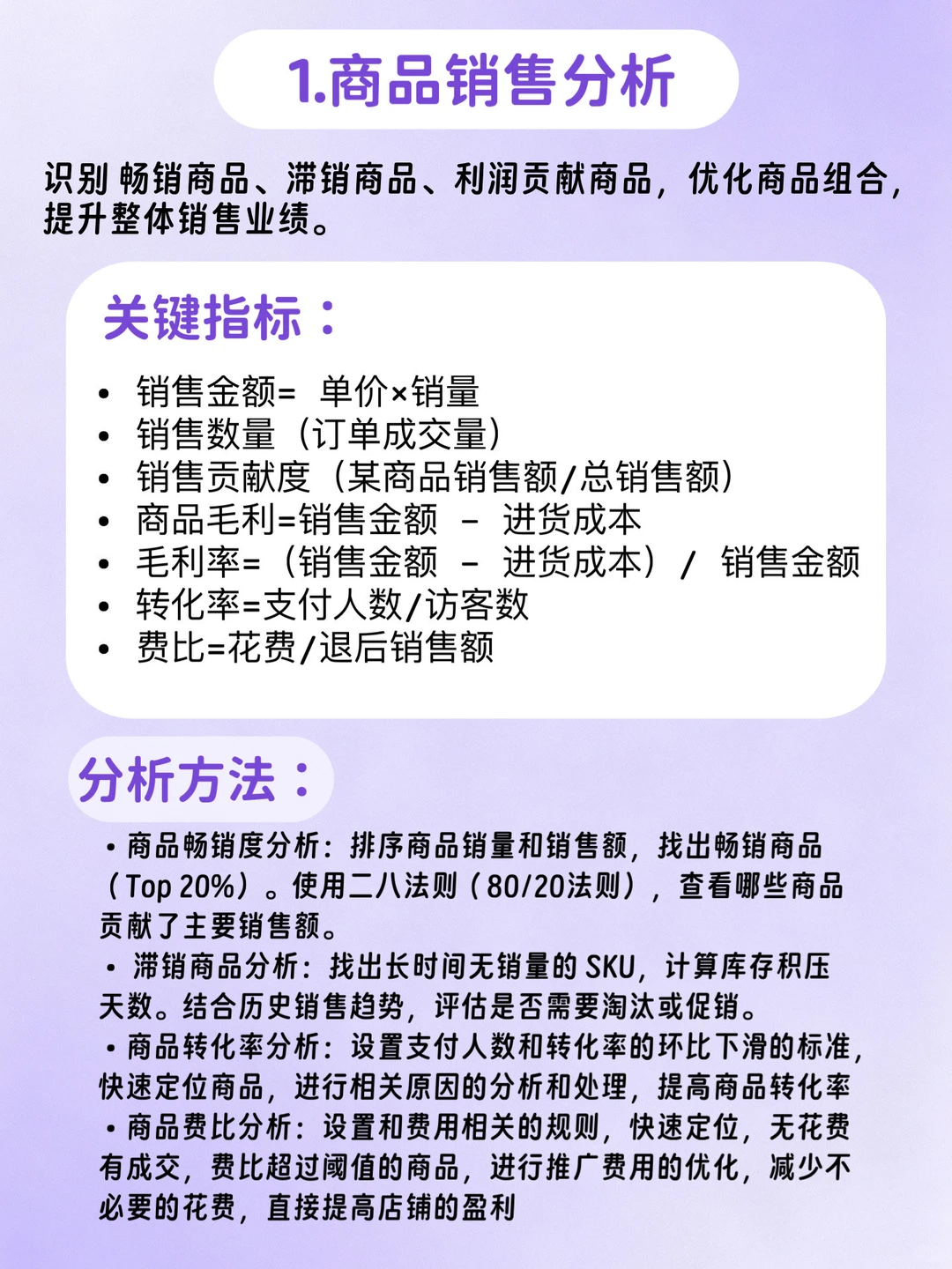 商品销售分析到底怎么做才真的有用❓