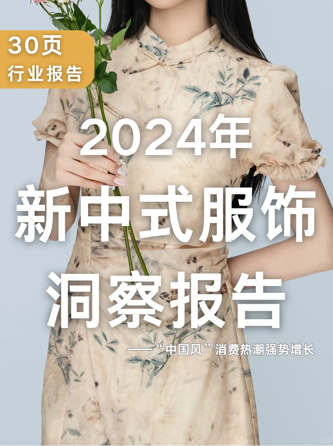 30页报告|2024年新中式服饰洞察报告