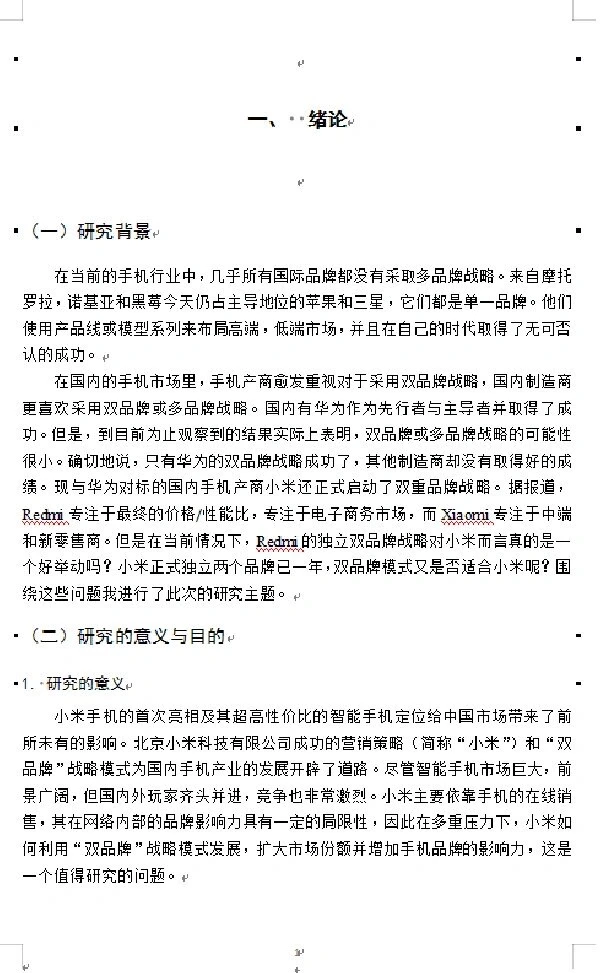 小米战略研究论文参考