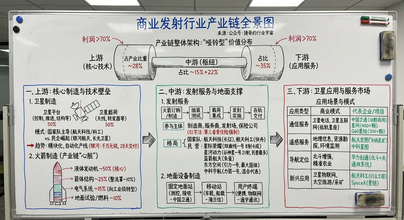 商业发射行业产业链全景图