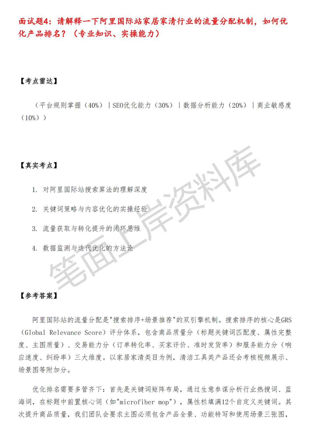 阿里国际站家居家清行业运营