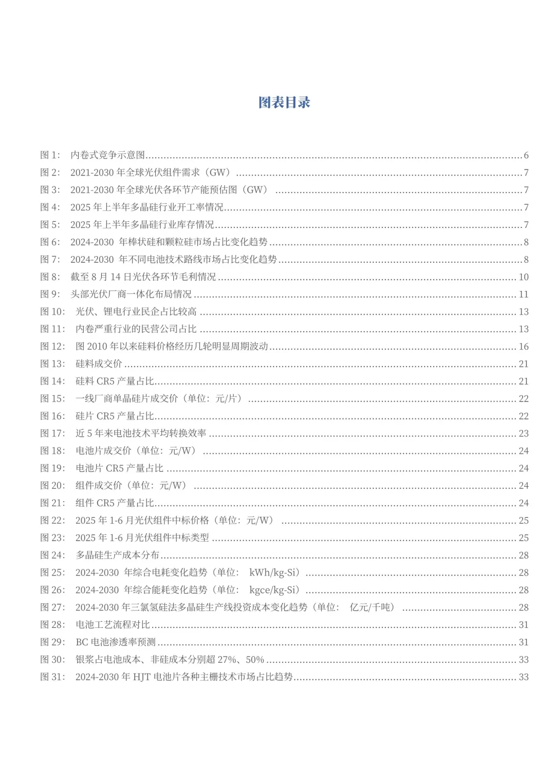 光伏行业产能过剩内卷竞争现状