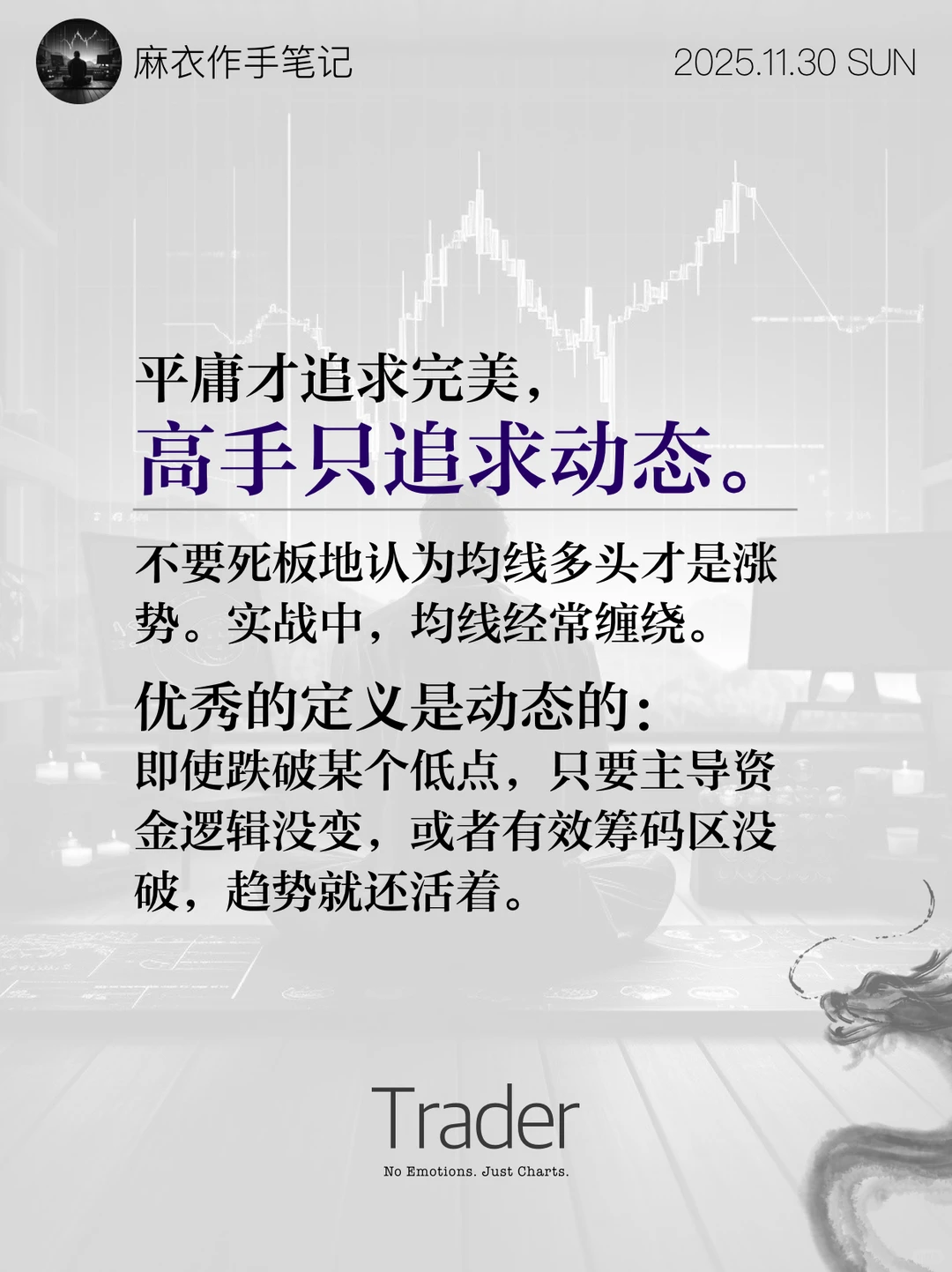 别找了，K线上根本没有“趋势”！?