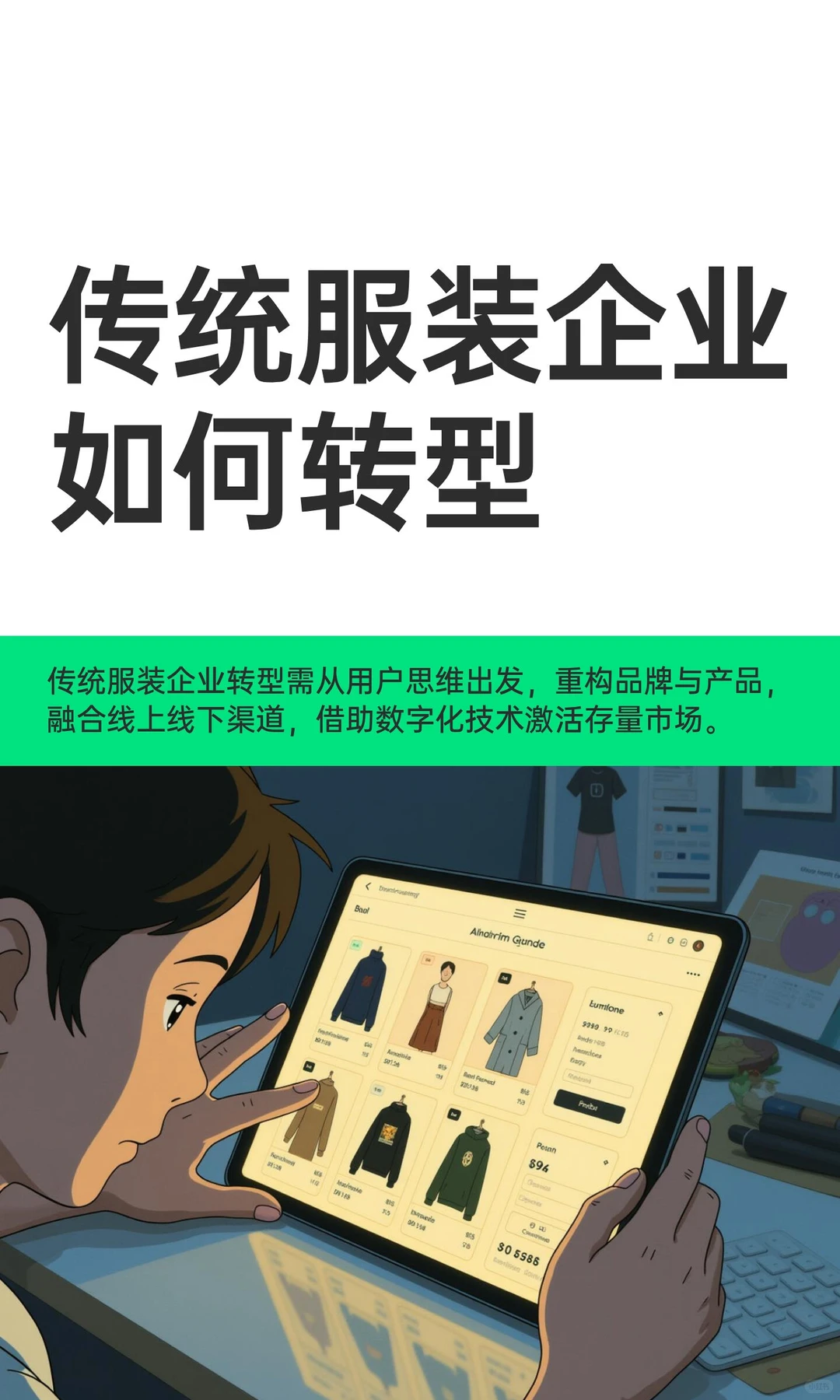 传统服装企业如何转型