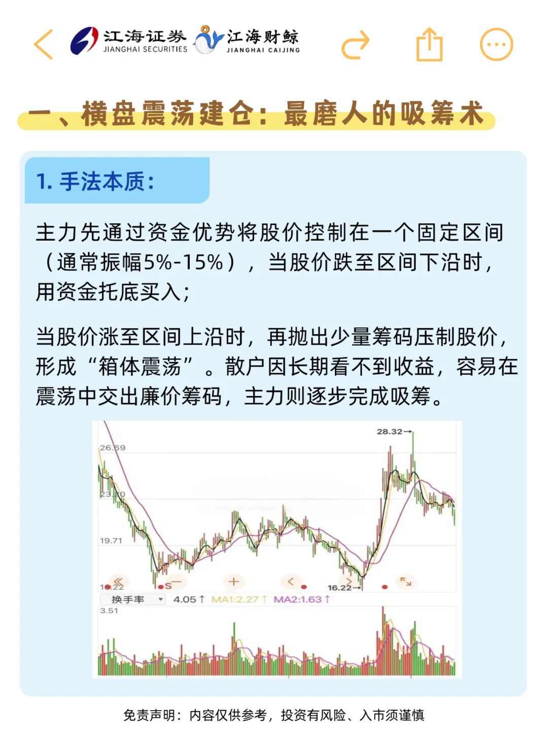 ?别再被洗下车！4种主力吸筹手法坐等主升
