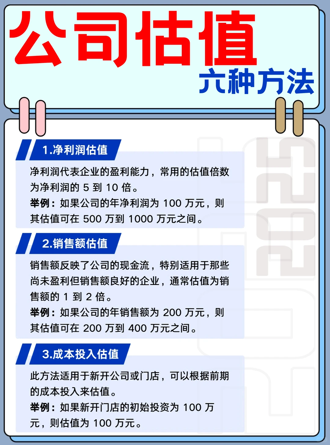 不同企业咋选估值方法？6 类参考速记