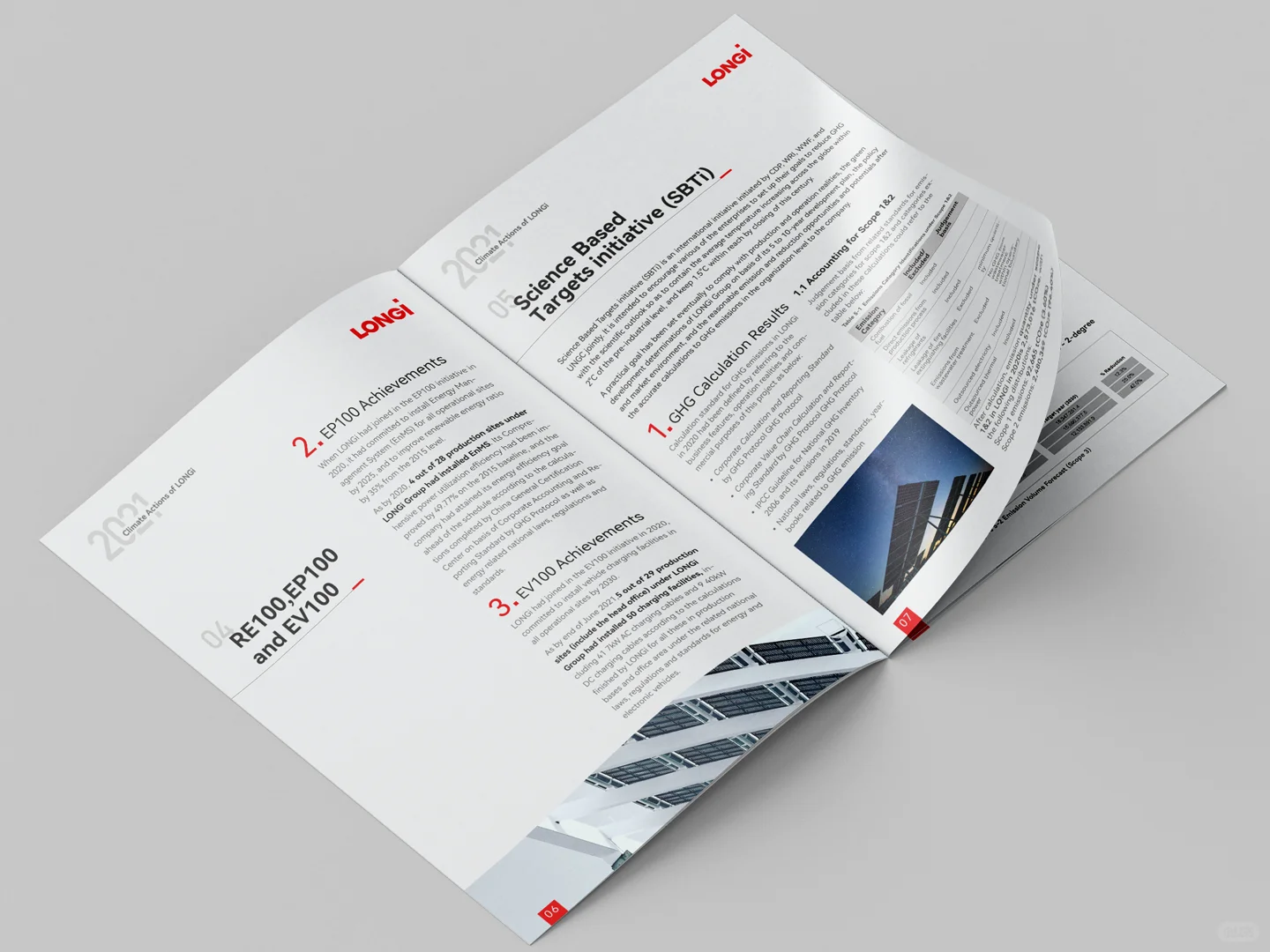 高品质绿能科技白皮书画册设计，简约大气