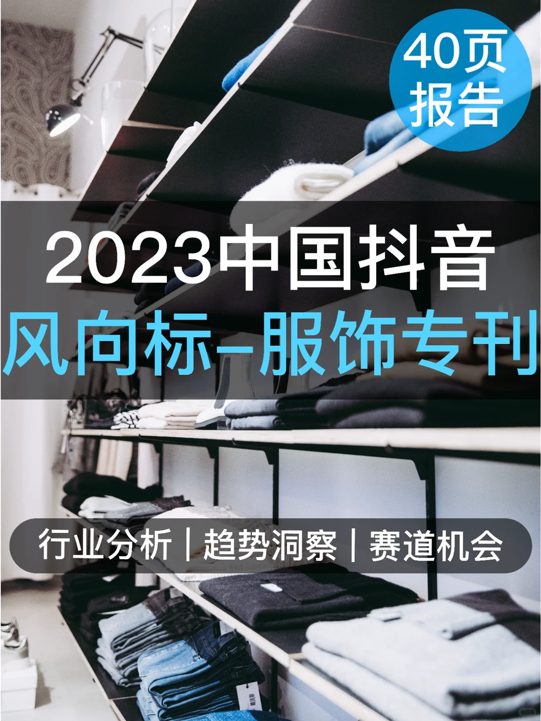 40页报告 | 趋势赛道风向标-服饰专刊