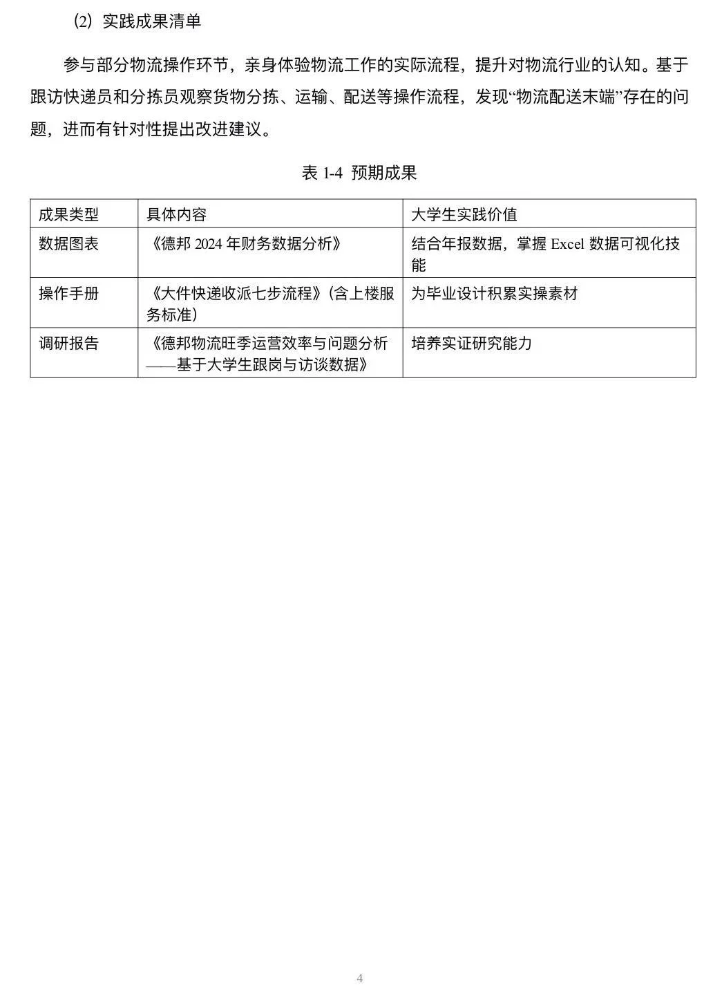 物流企业调查与实践报告