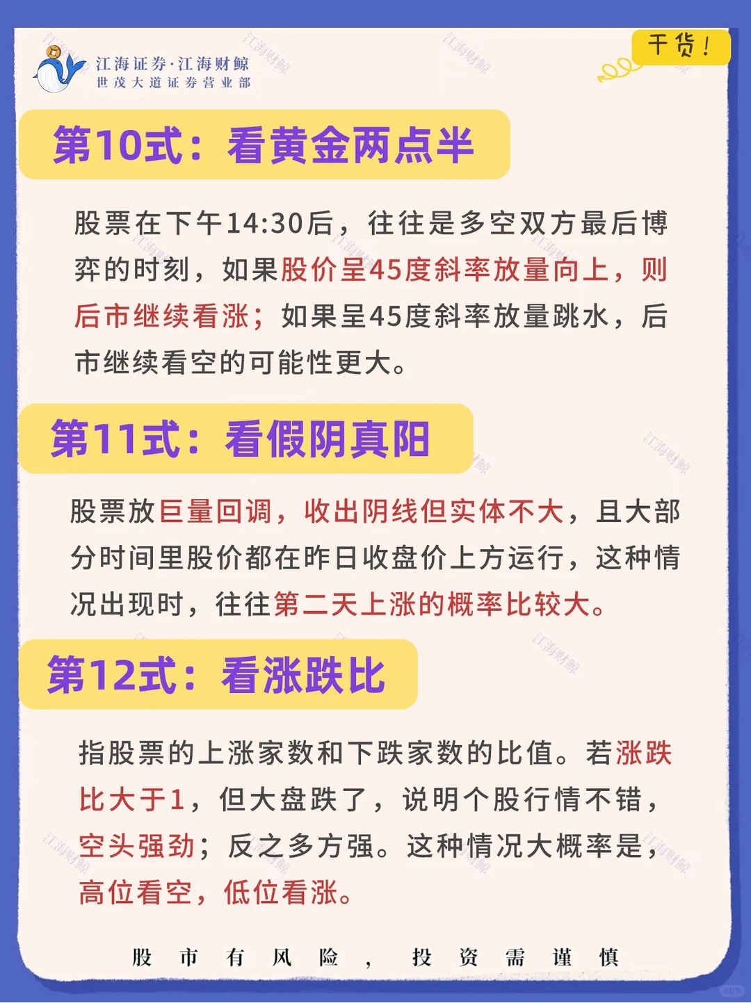 ?终于有人把看盘的技巧说透了❗❗