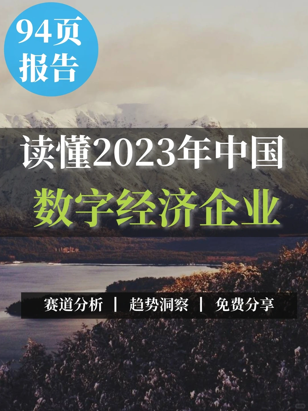94页报告｜读懂2023年中国数字经济企业观察