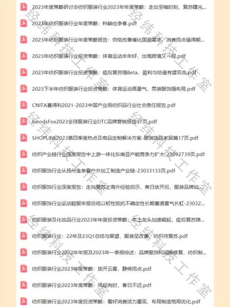 2024中国纺织服装服饰行业市场研究报告