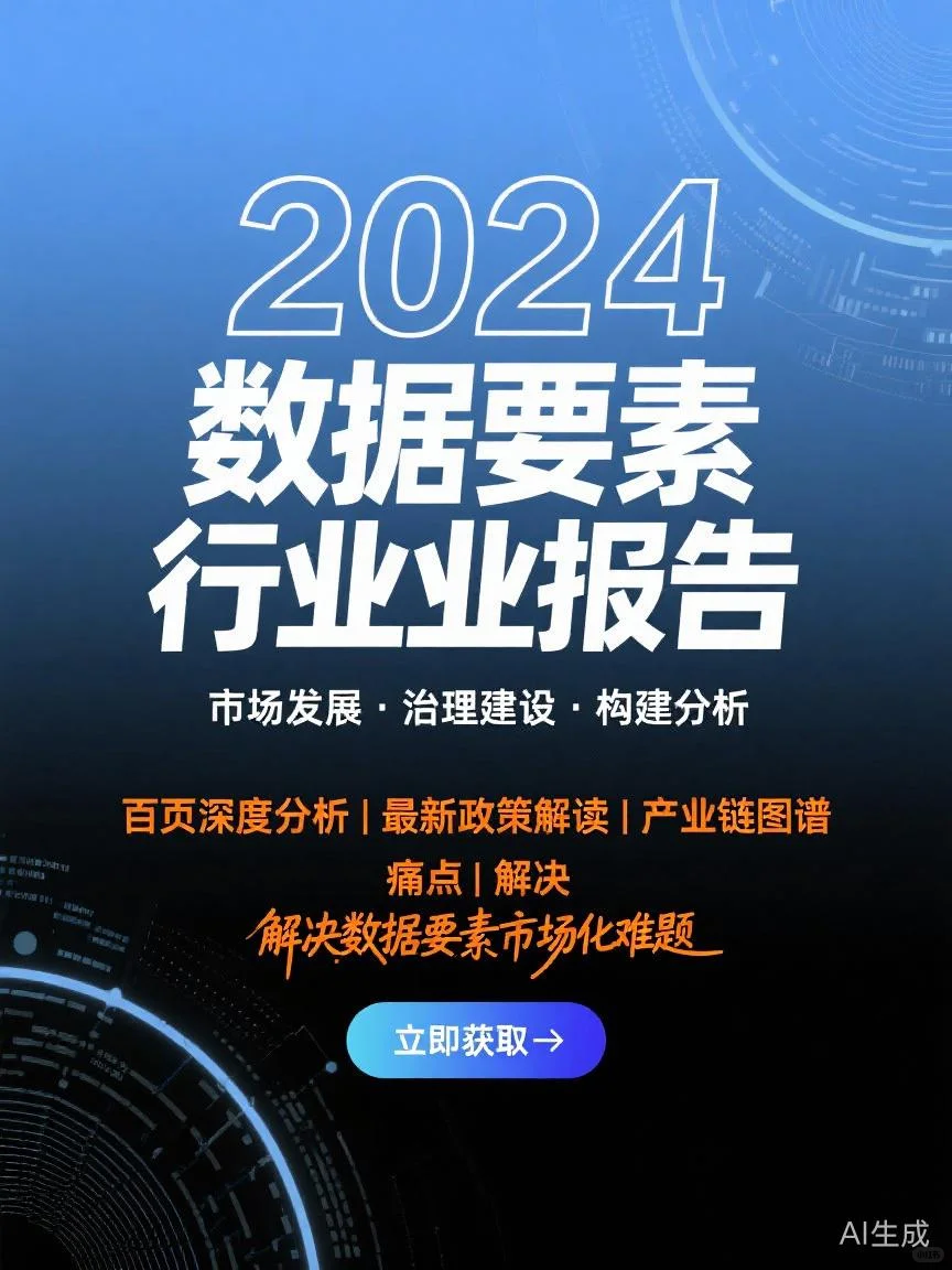 数据要素行业报告·2024市场发展研究攻
