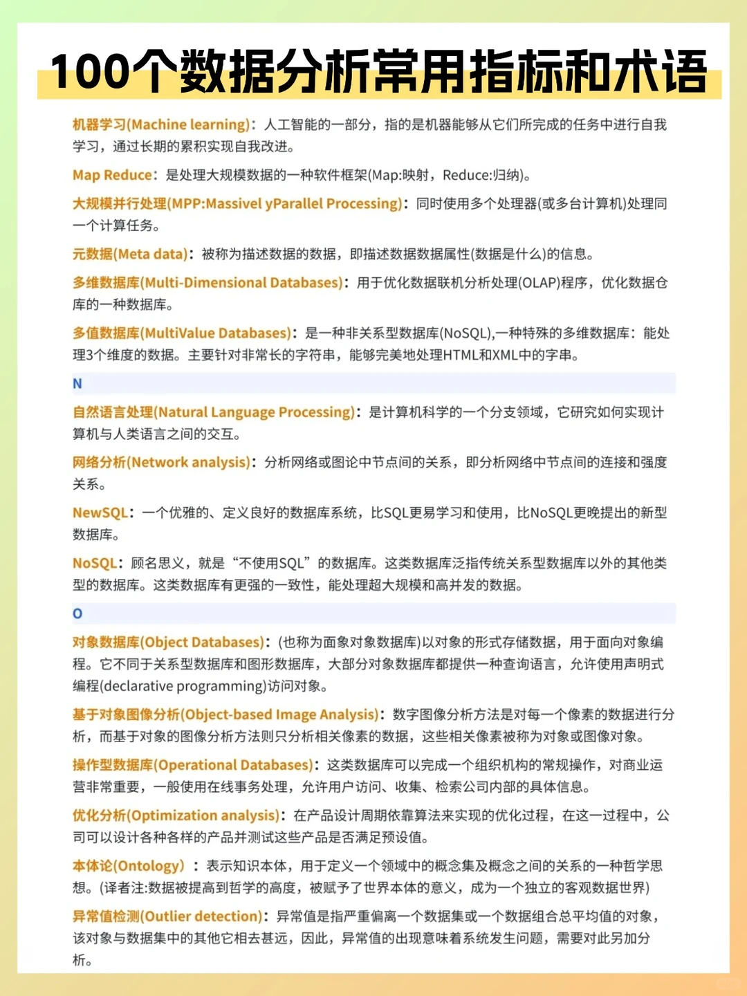 这些数据分析行业“黑话”你都懂了吗？