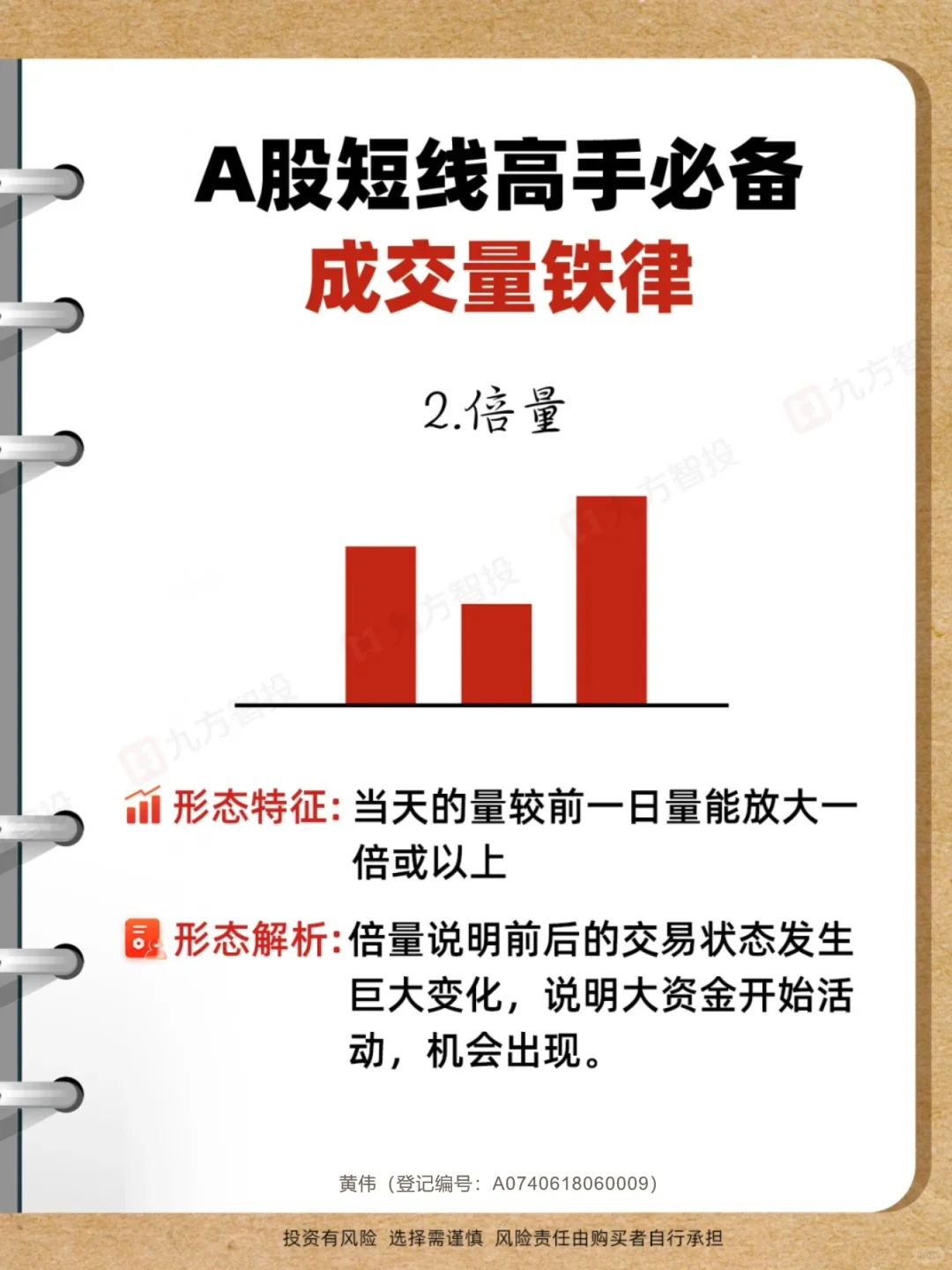 炒股干货 | 量价关系十大口诀