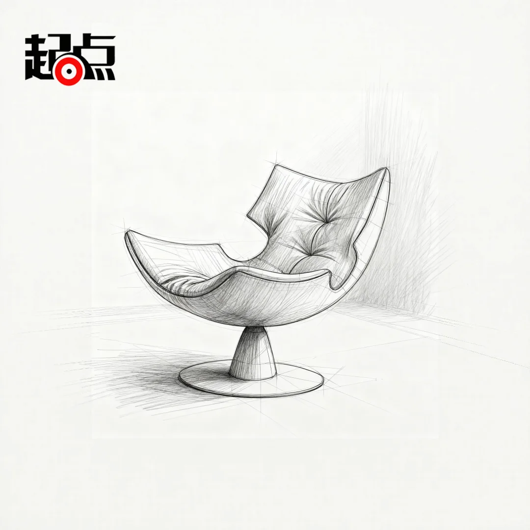 《「破壳而生」意式轻奢蛋壳转椅》