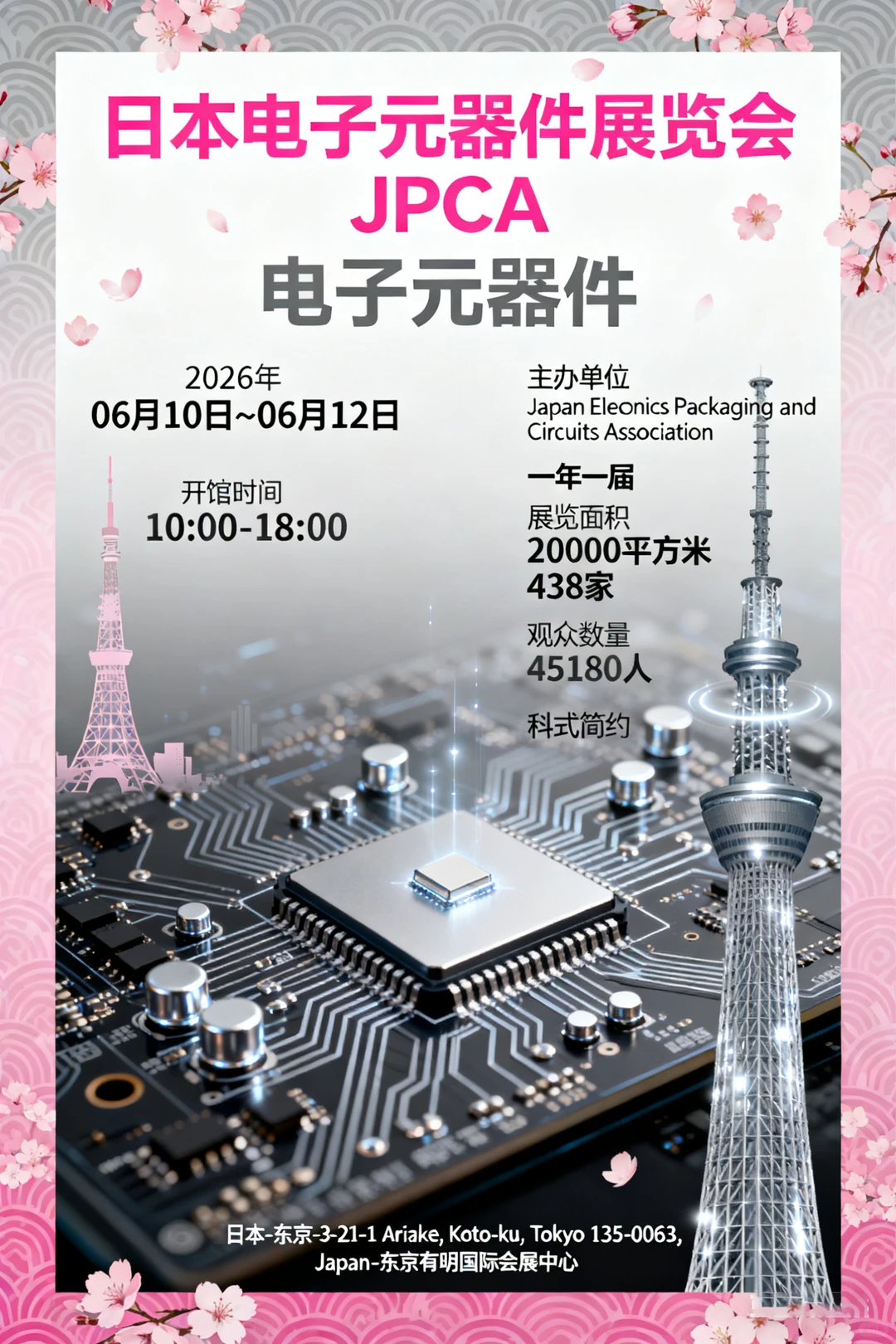 日本电子元器件展览会 JPCA