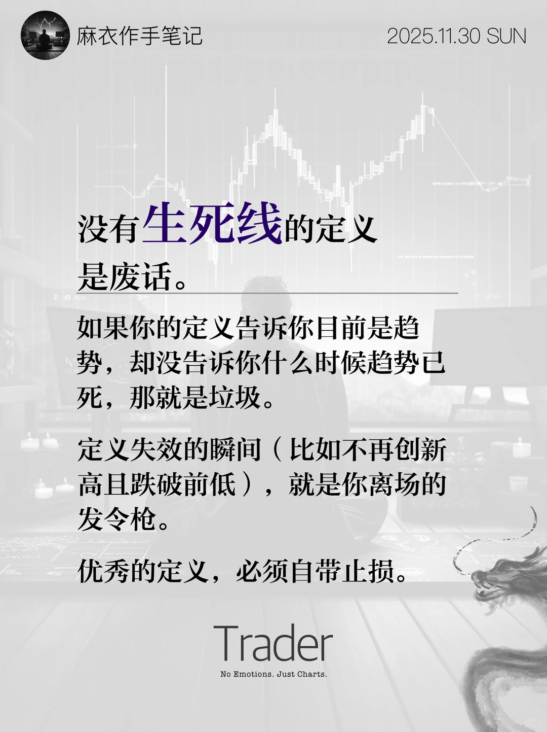 别找了，K线上根本没有“趋势”！?