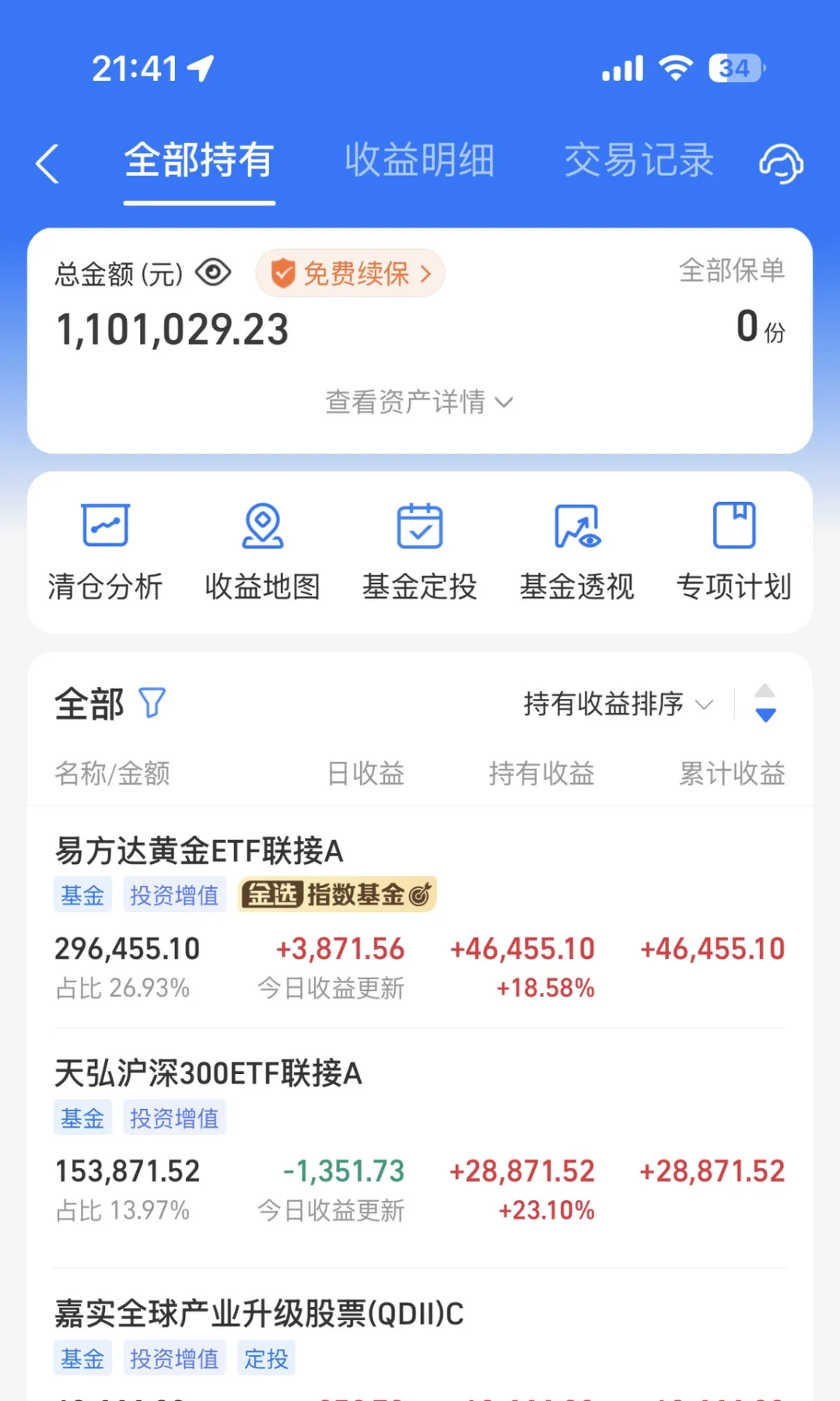 小白100w理财日记：Day186 |今日收益+5271