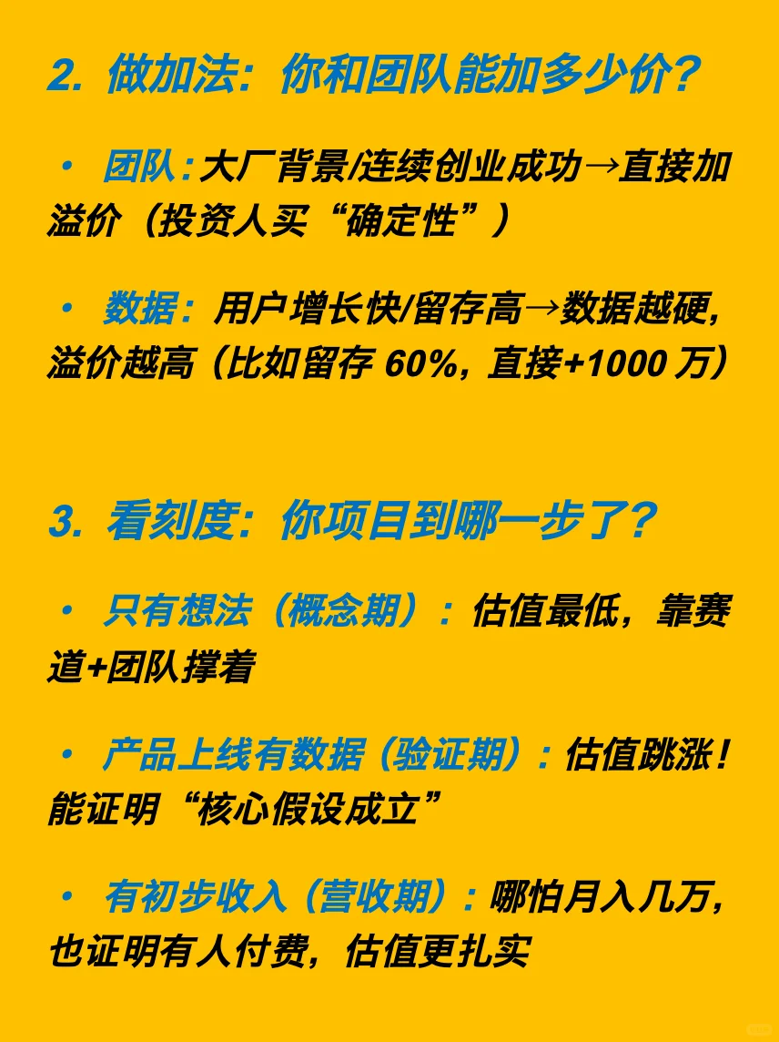 估值不是感觉，是算账?3步算出投资人认的数