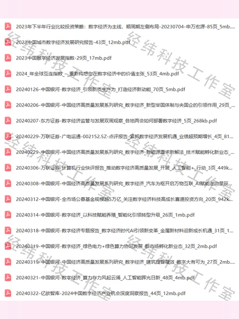 2024中国数字经济发展趋势白皮书研究报