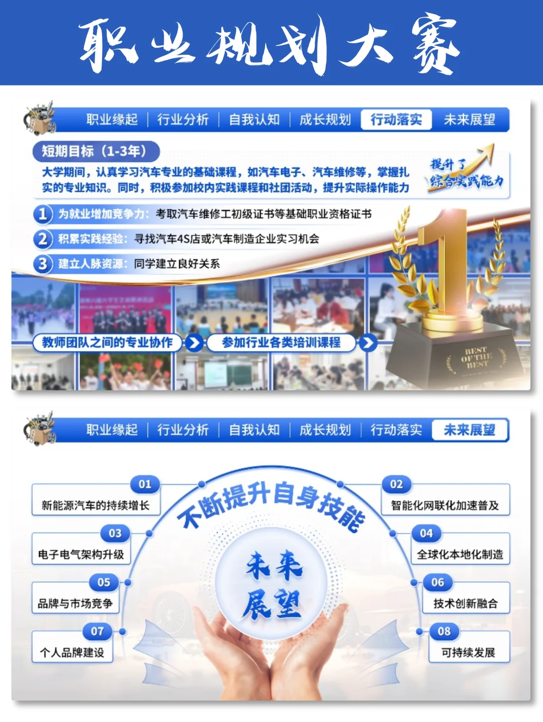 实锤！这份职业规划大赛PPT被评委夸上天