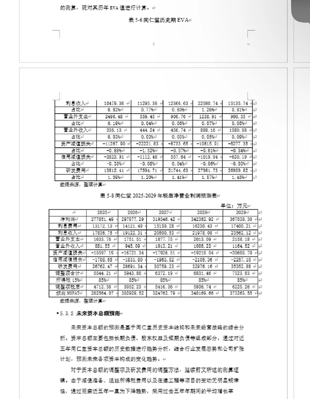 最新同仁堂eva计算