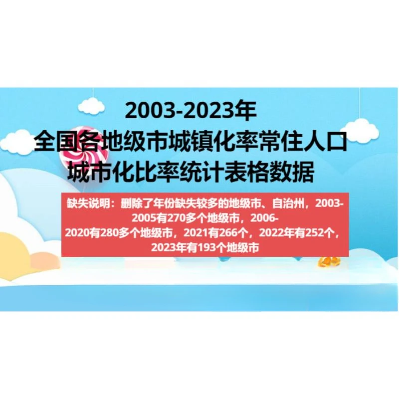 ?《城市化进程20年：全国城镇化数据大