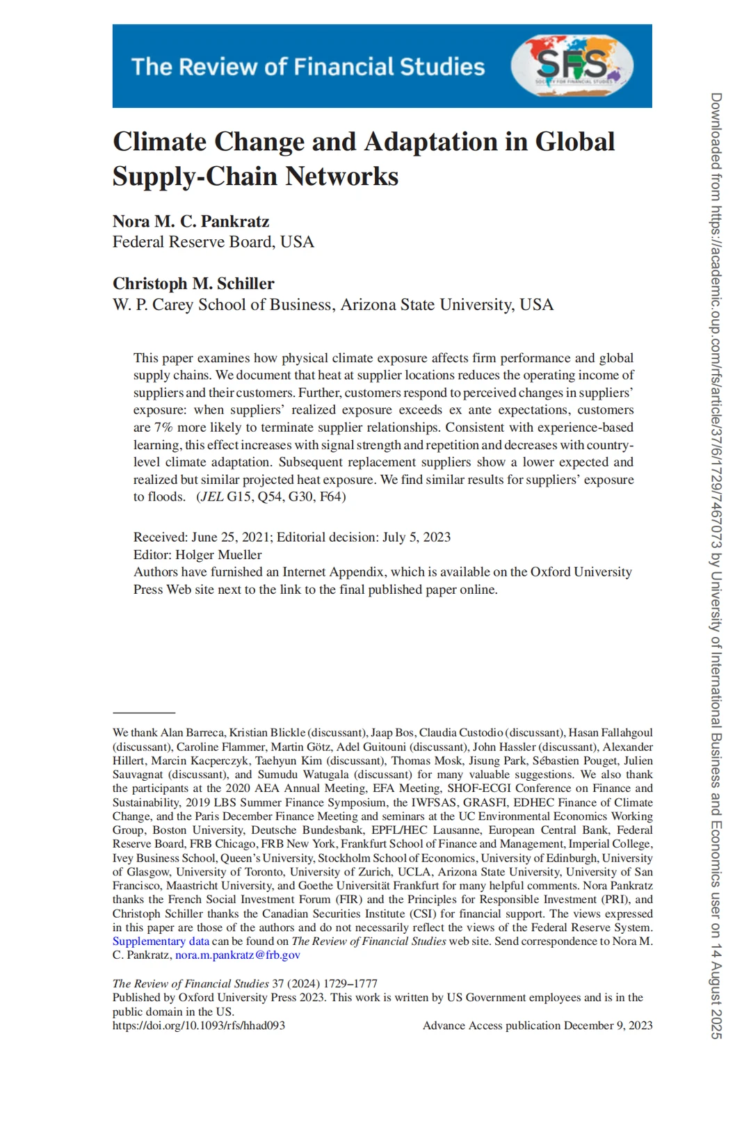 气候变化正在重塑全球供应链！