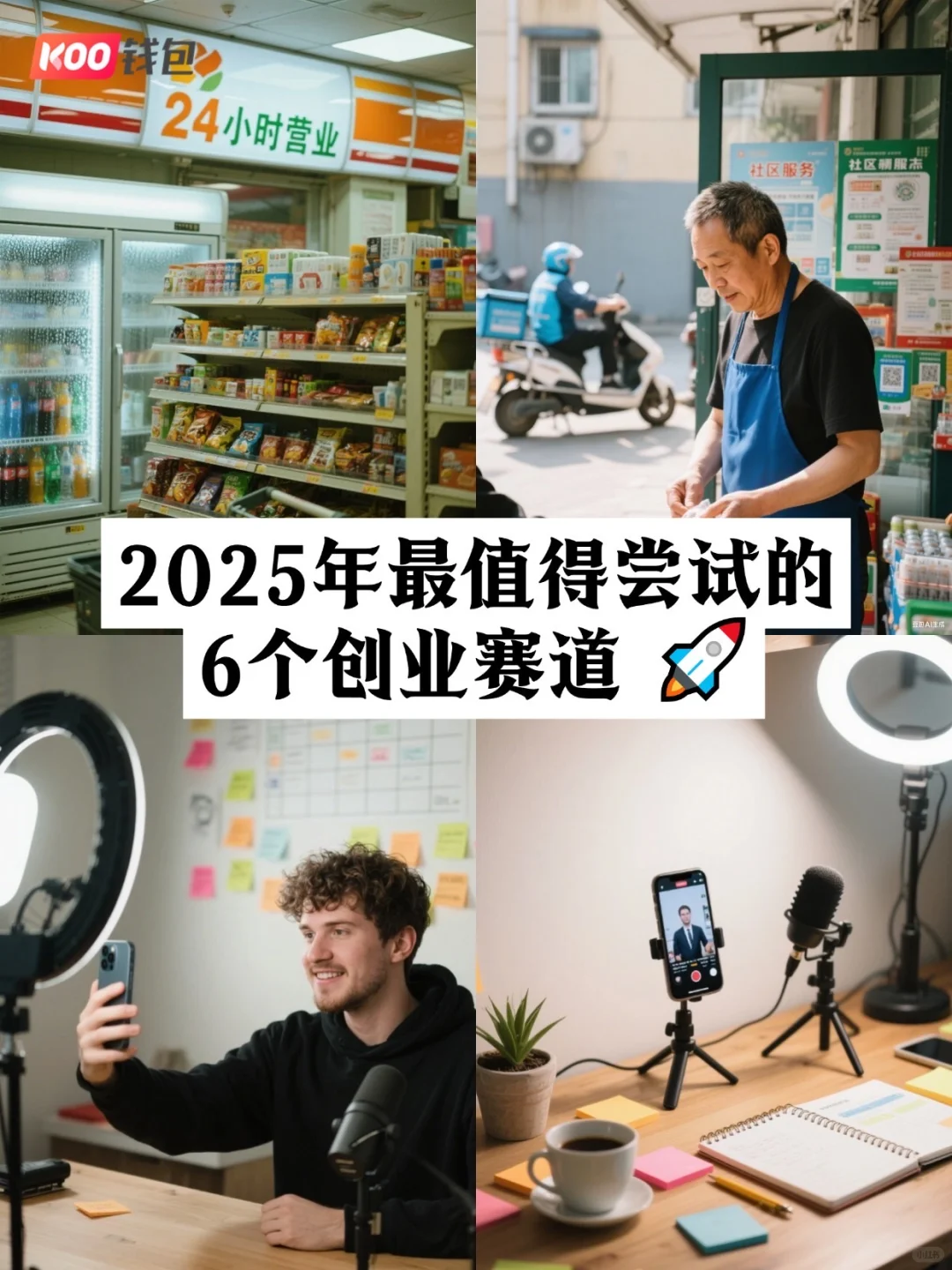 2025年最值得尝试的6个创业赛道 ?