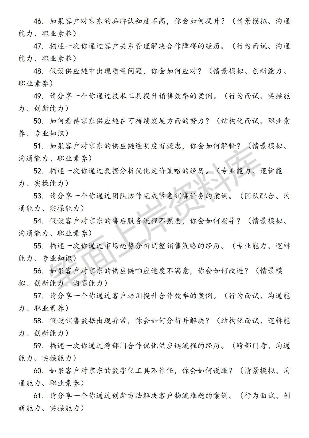 京东供应链销售