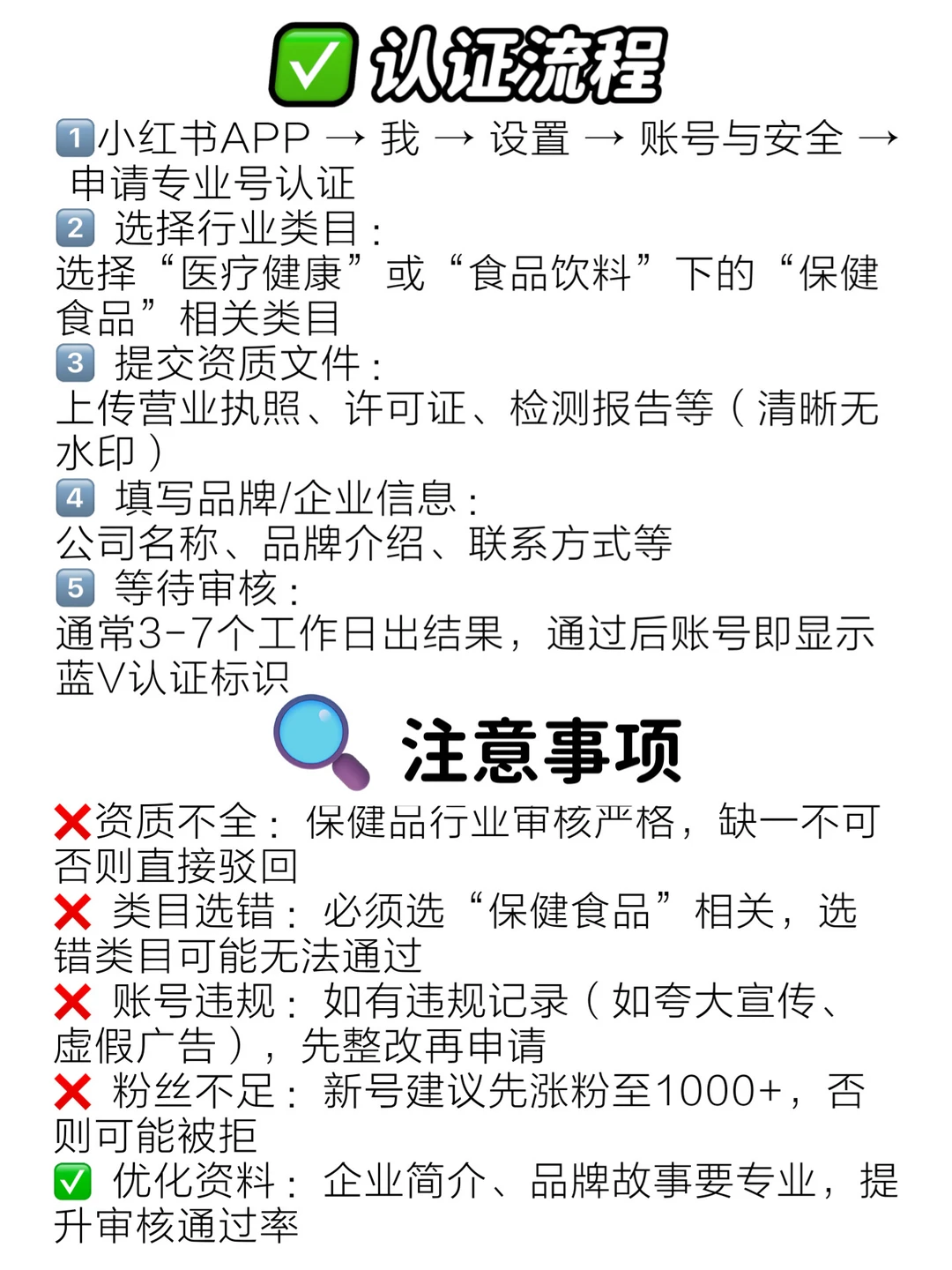 保健行业必看?小红书专业号认证全攻略