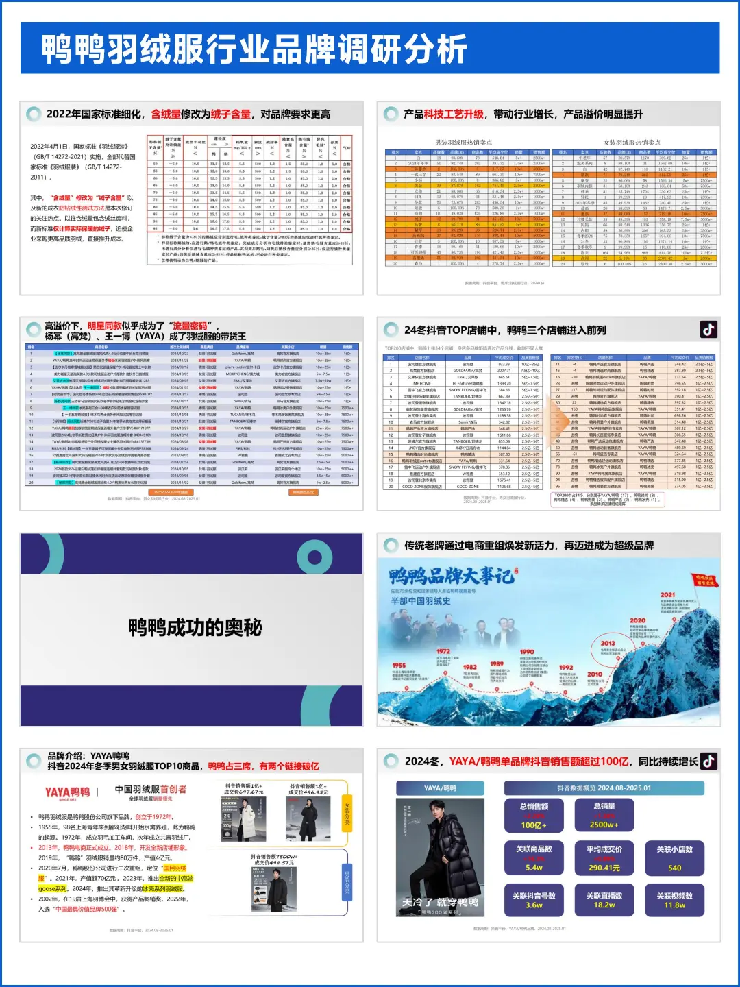 鸭鸭羽绒服行业品牌调研分析报告
